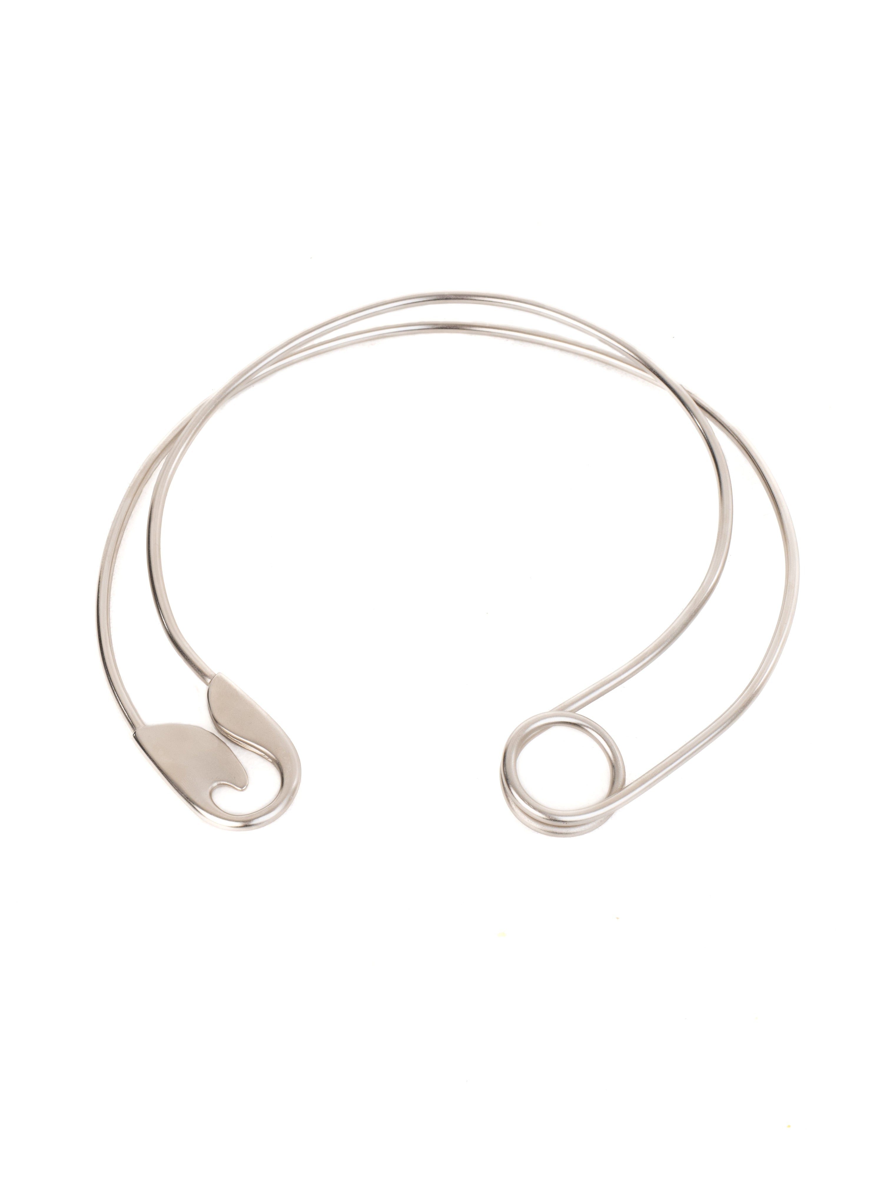 Safety pin necklace