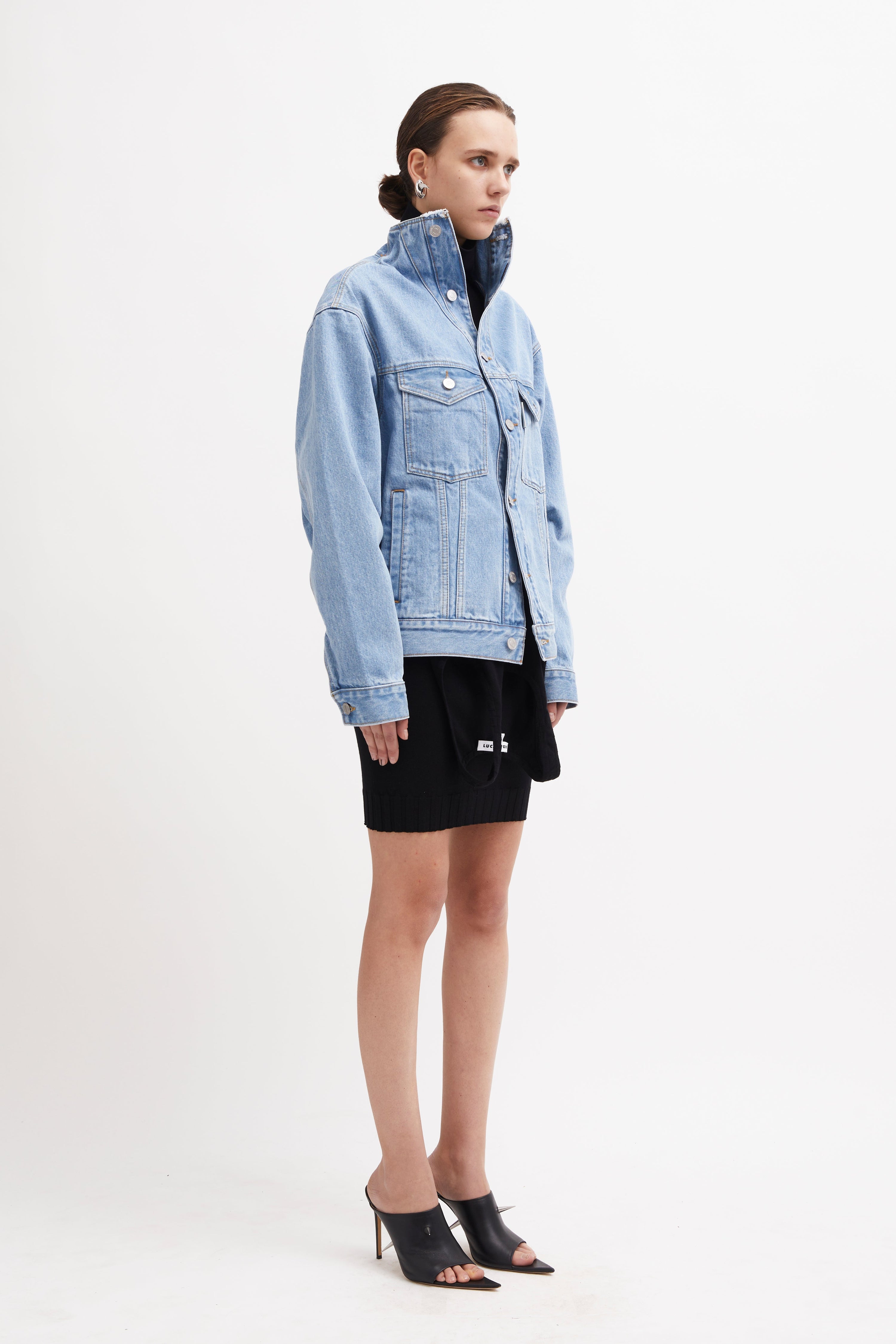 Liquidity jacket light indigo sw