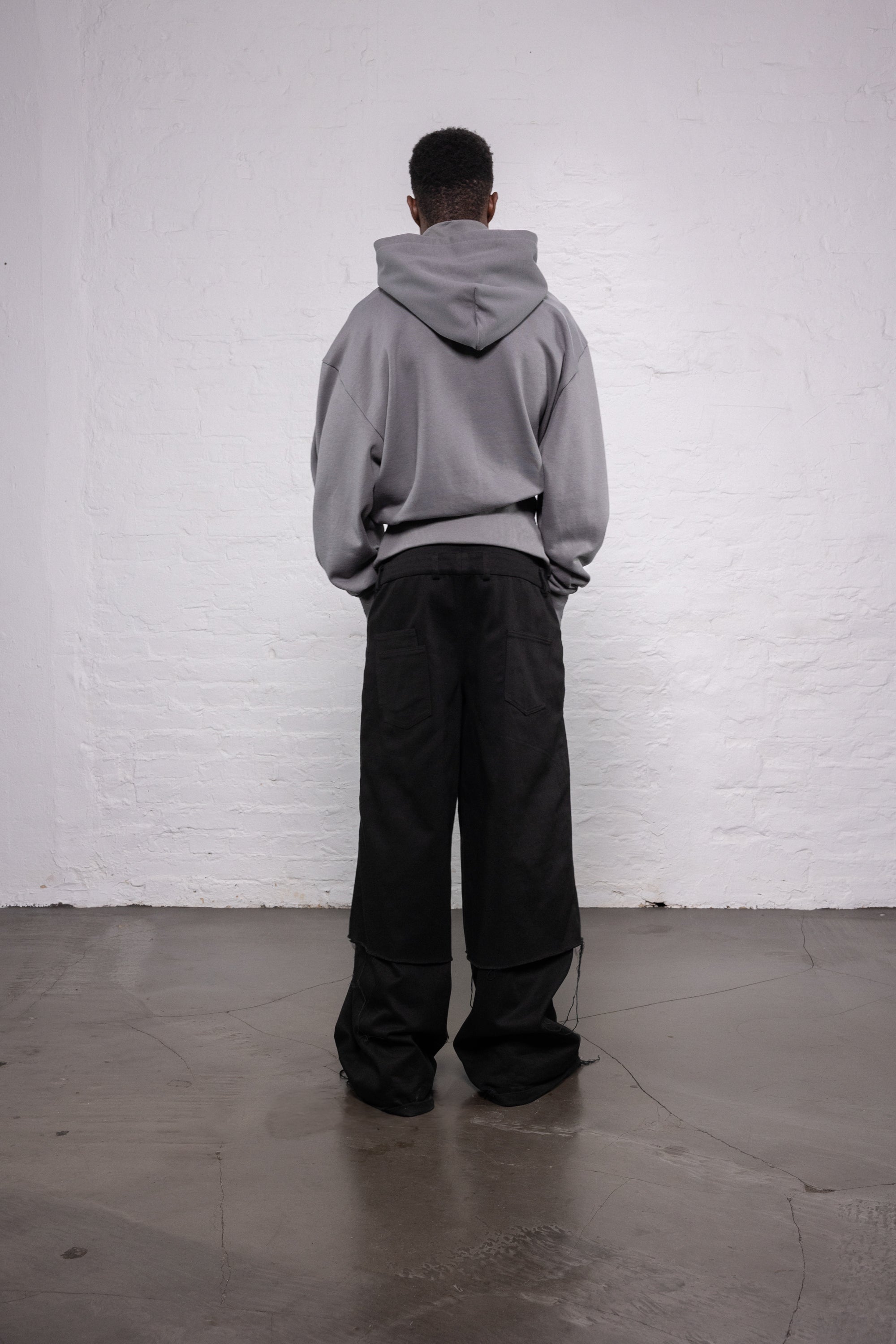 Zip hoodie grey