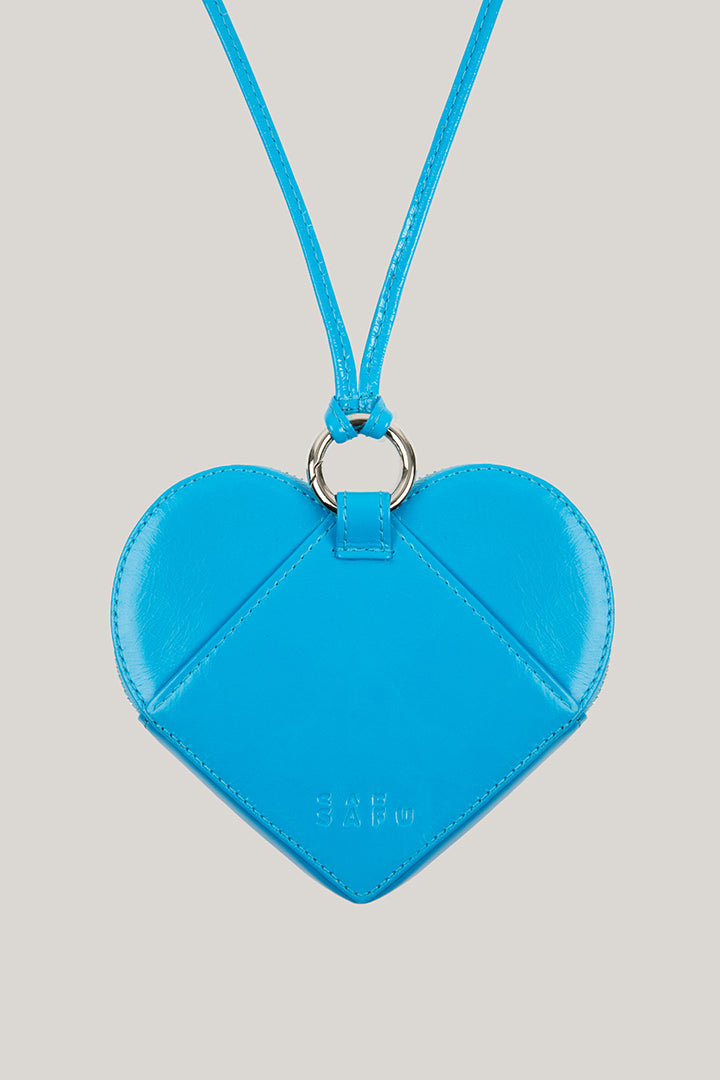 Amor neck wallet blue