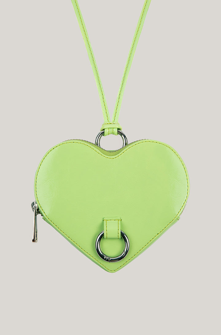 Amor neck wallet lime