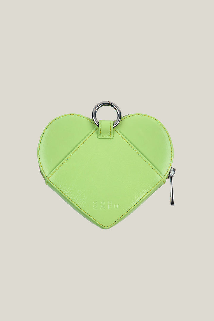 Amor neck wallet lime