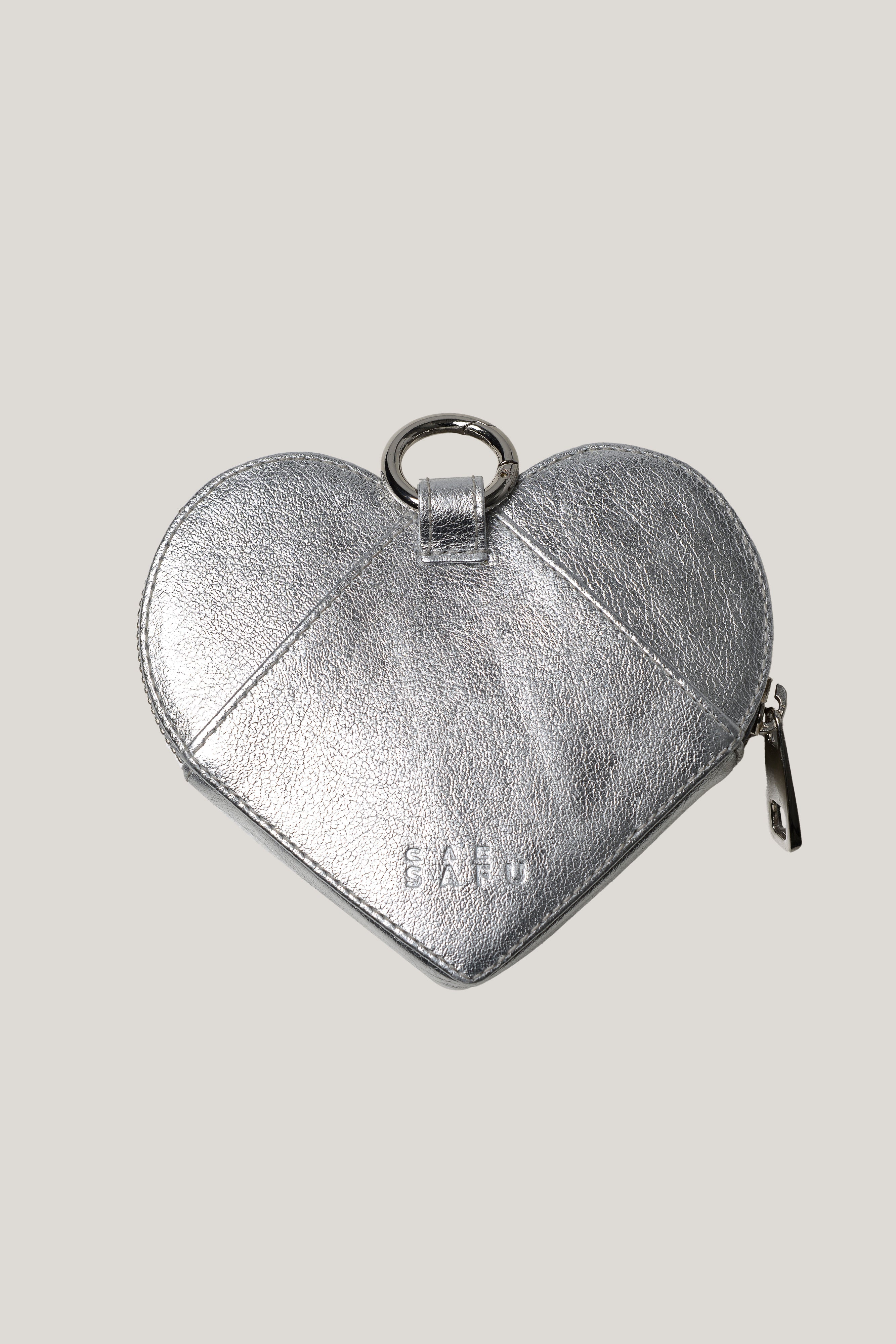 Amor neck wallet silver
