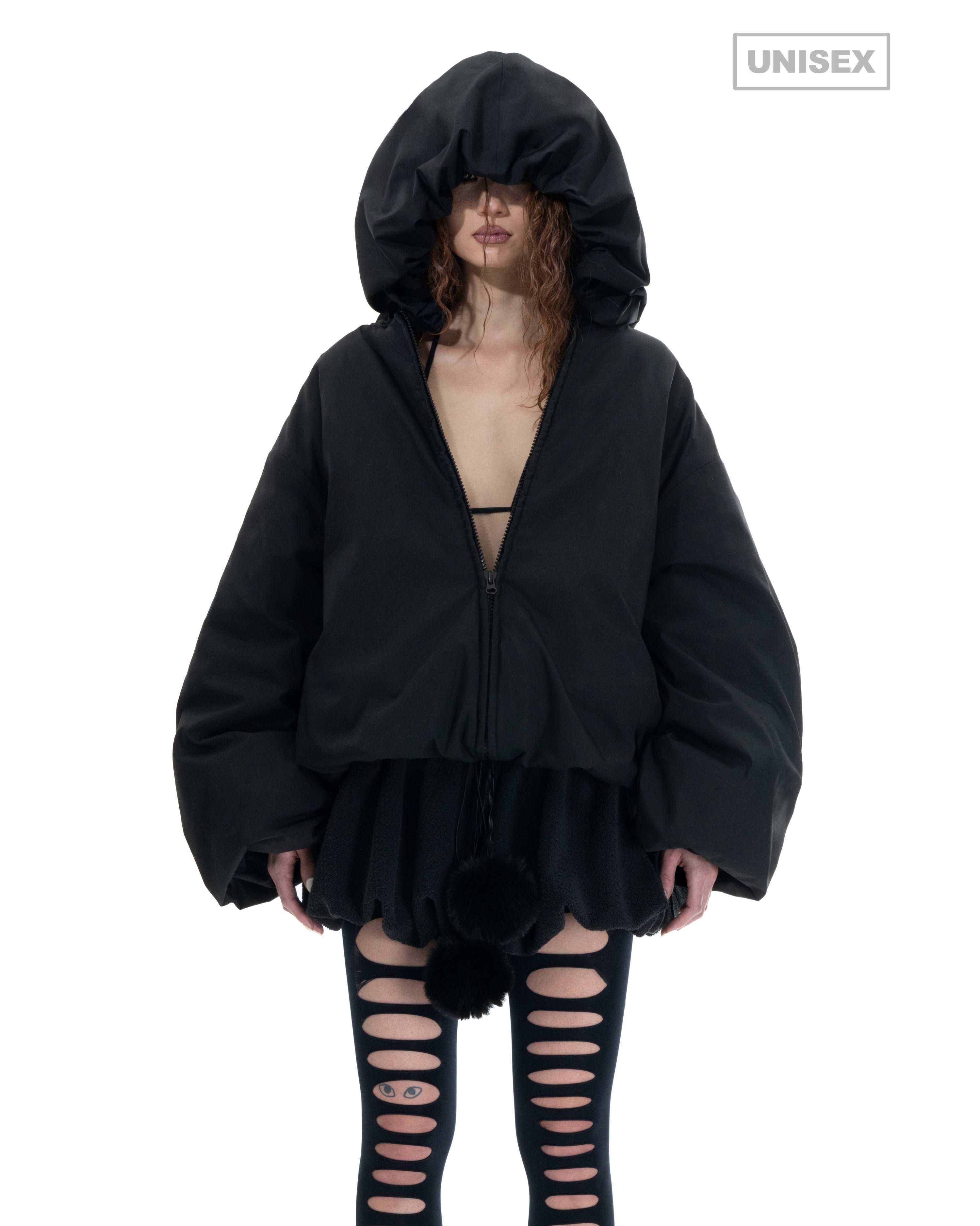 Hug me-  puffer hoodie