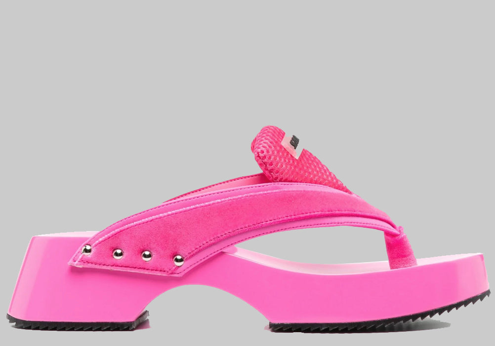 Pink barbie clog sandal