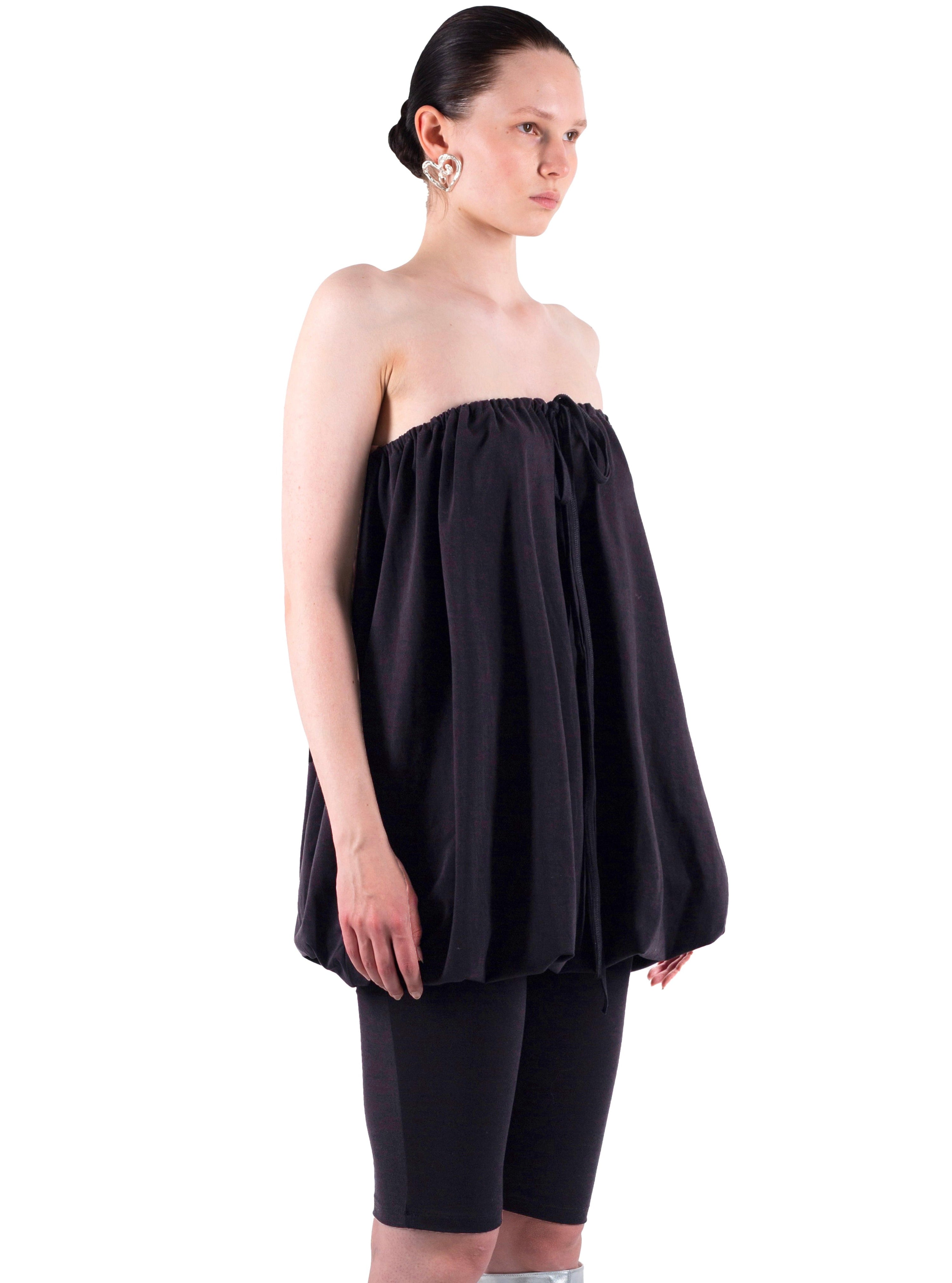 Ss24 bubble dress/skirt in blackjersey