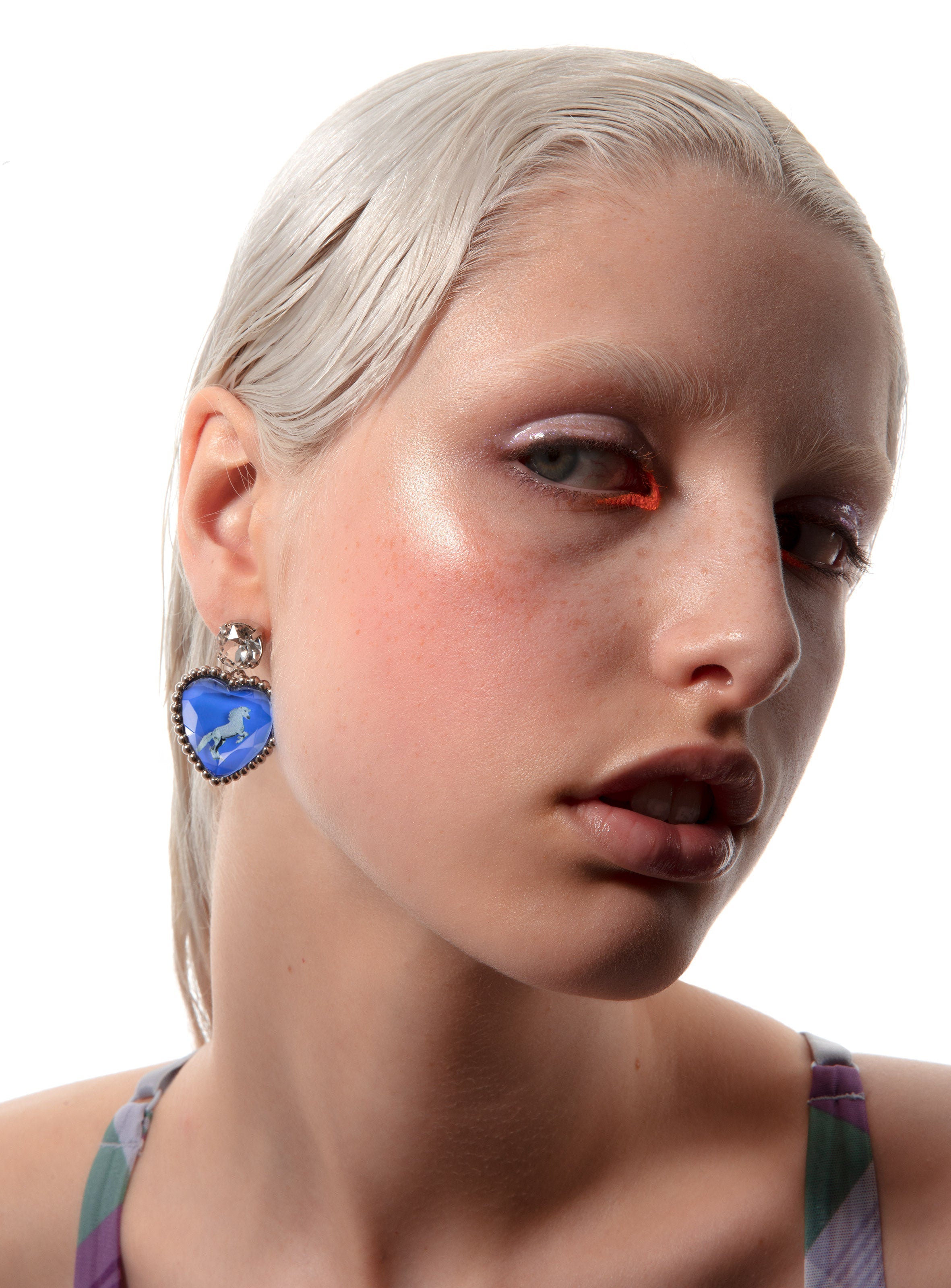 Blue bff earrings