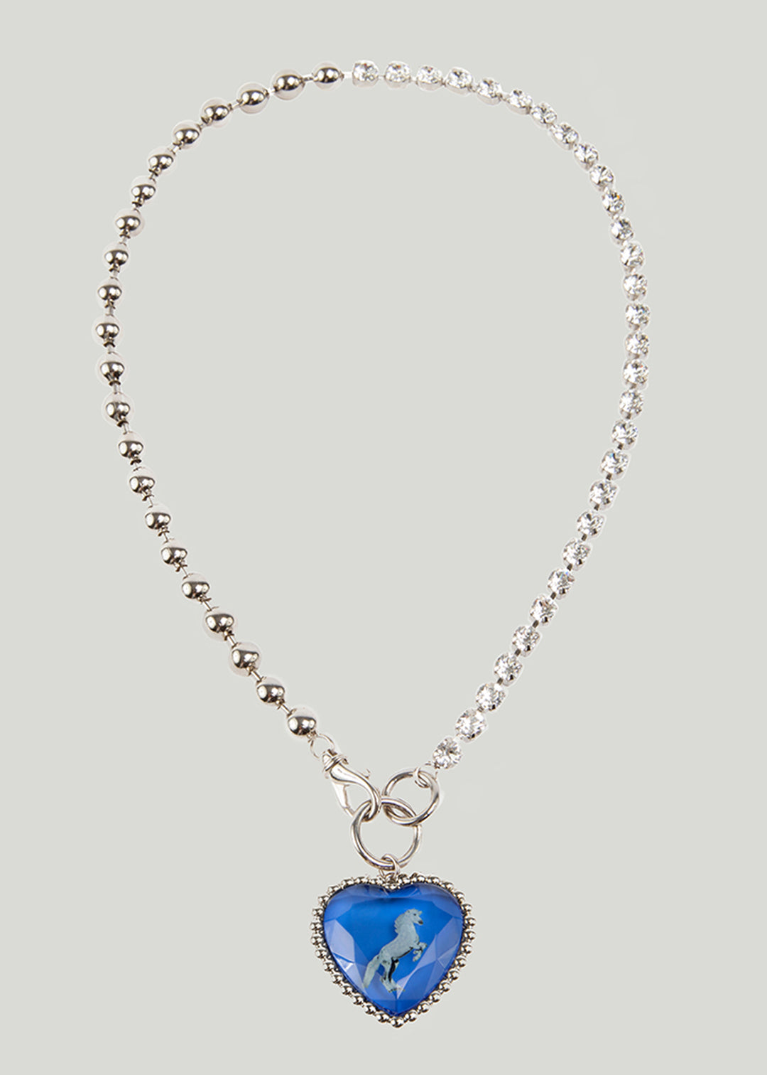 Blue bff necklace