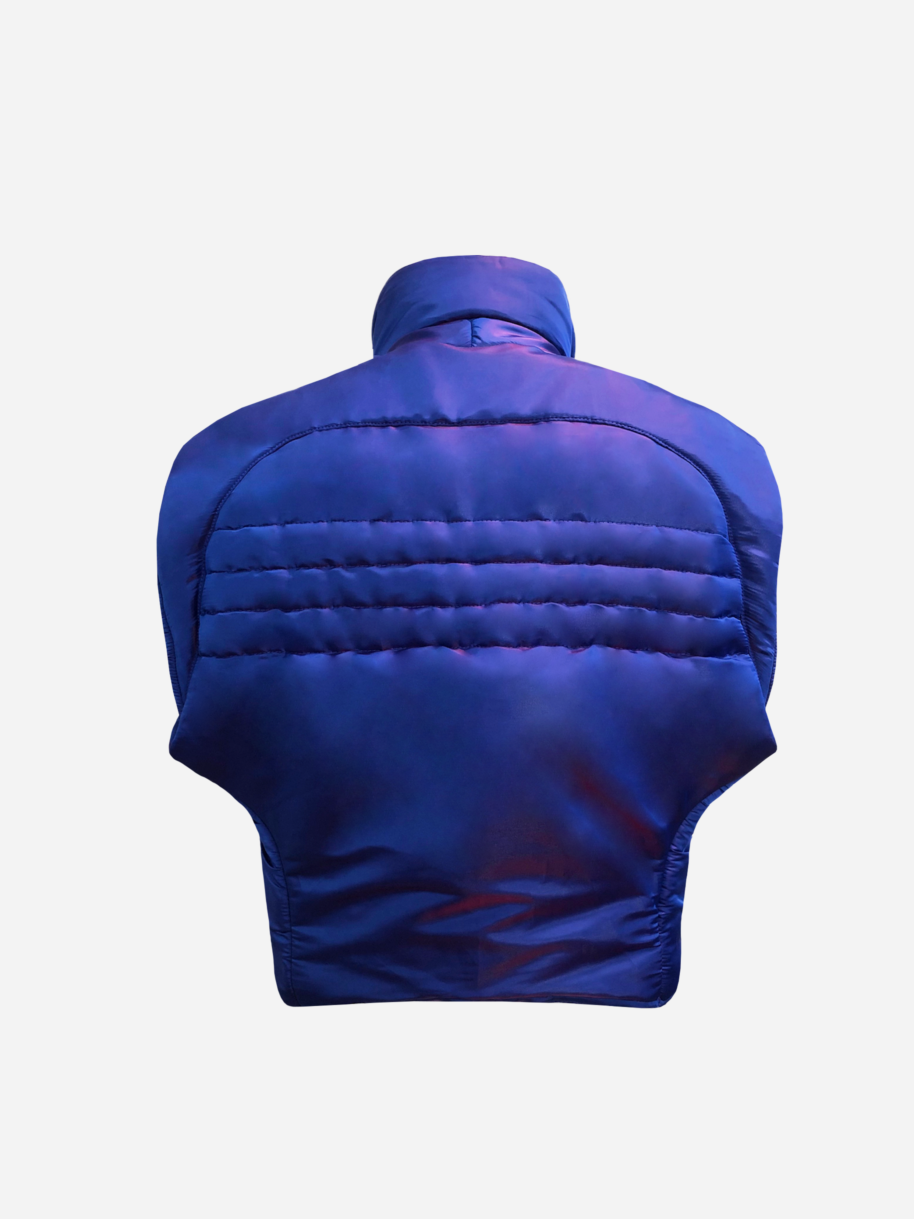 Ss23 blue chromeo quilted vest - sale