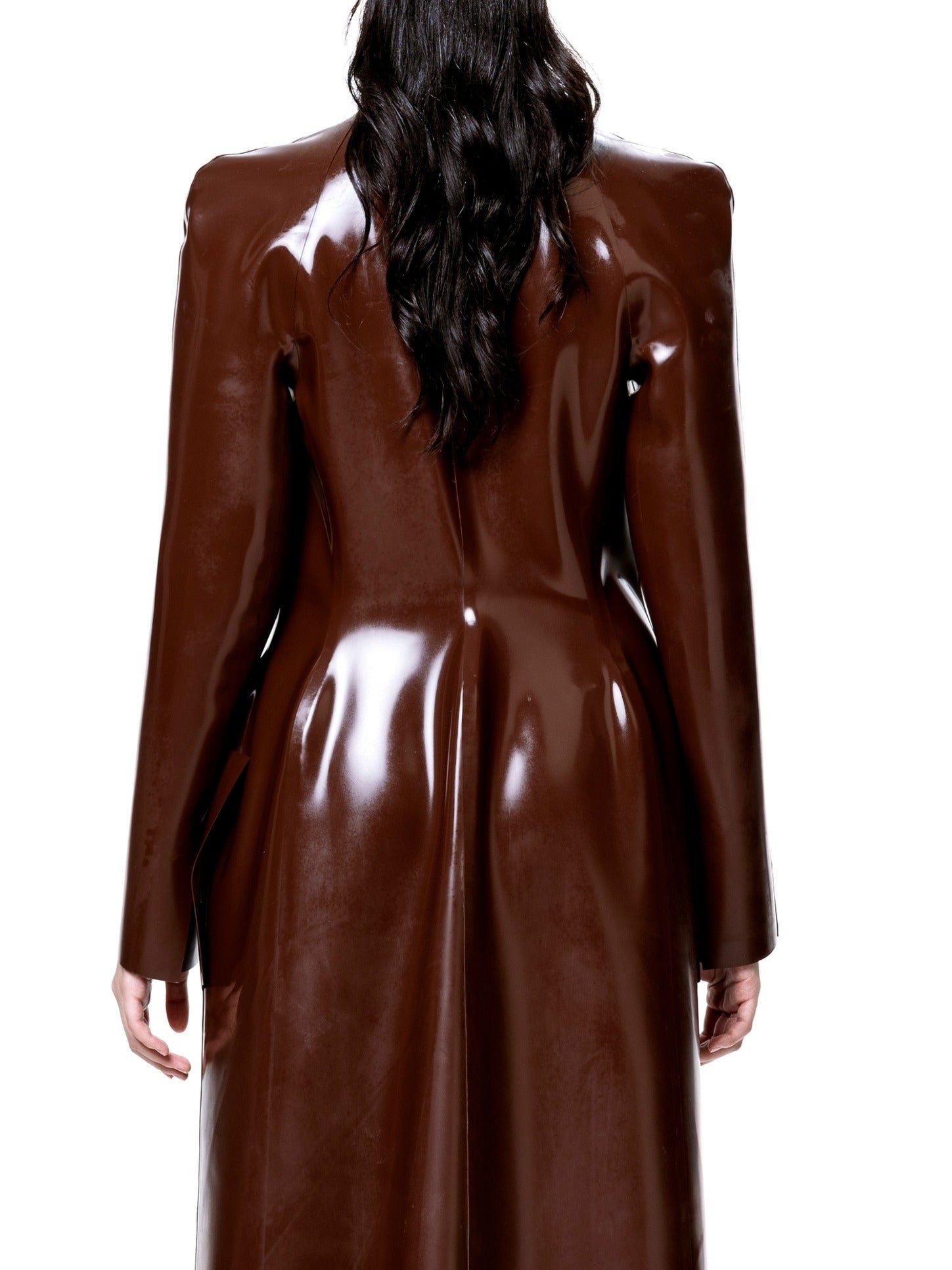 Latex long coat