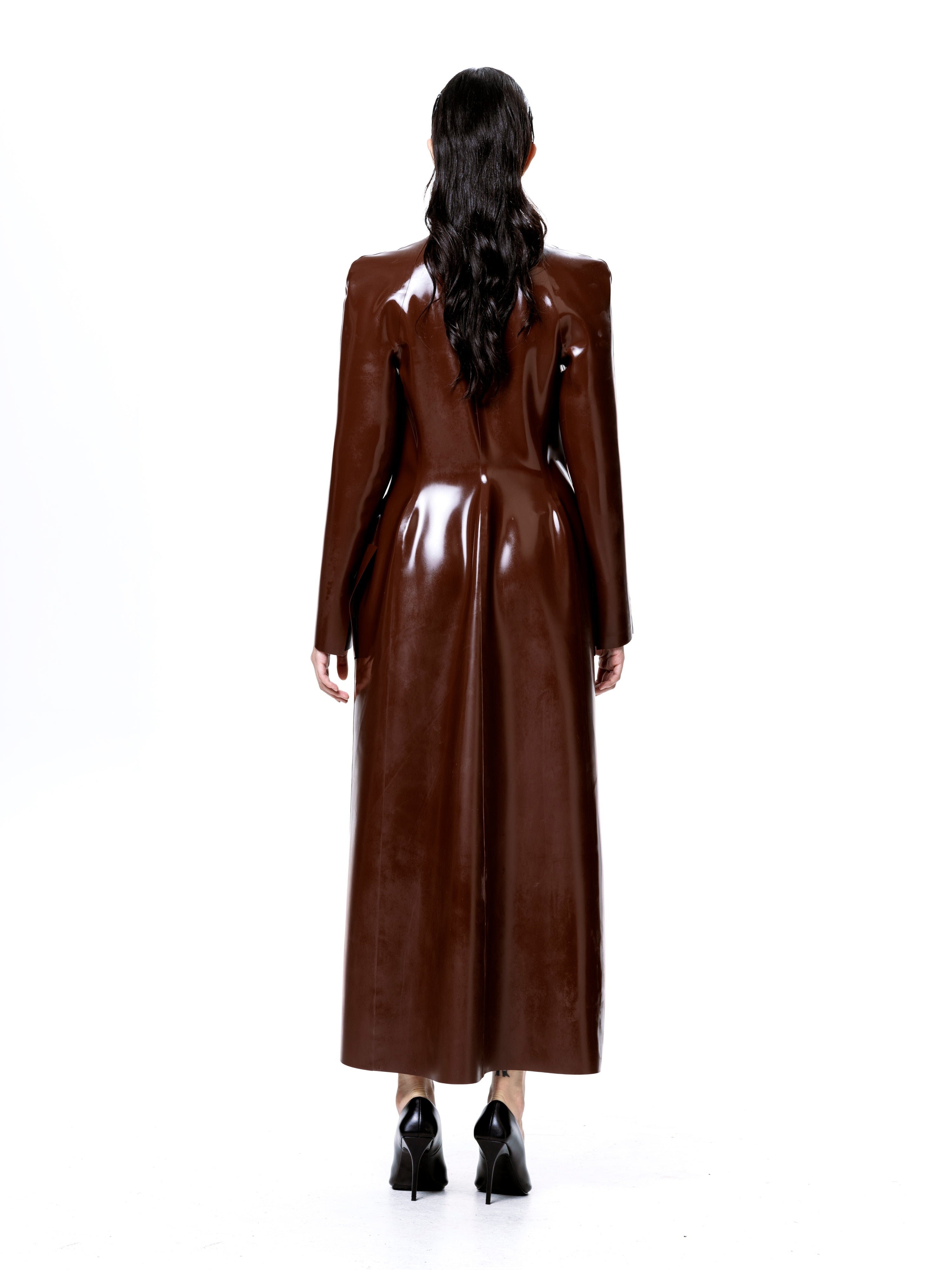 Latex long coat