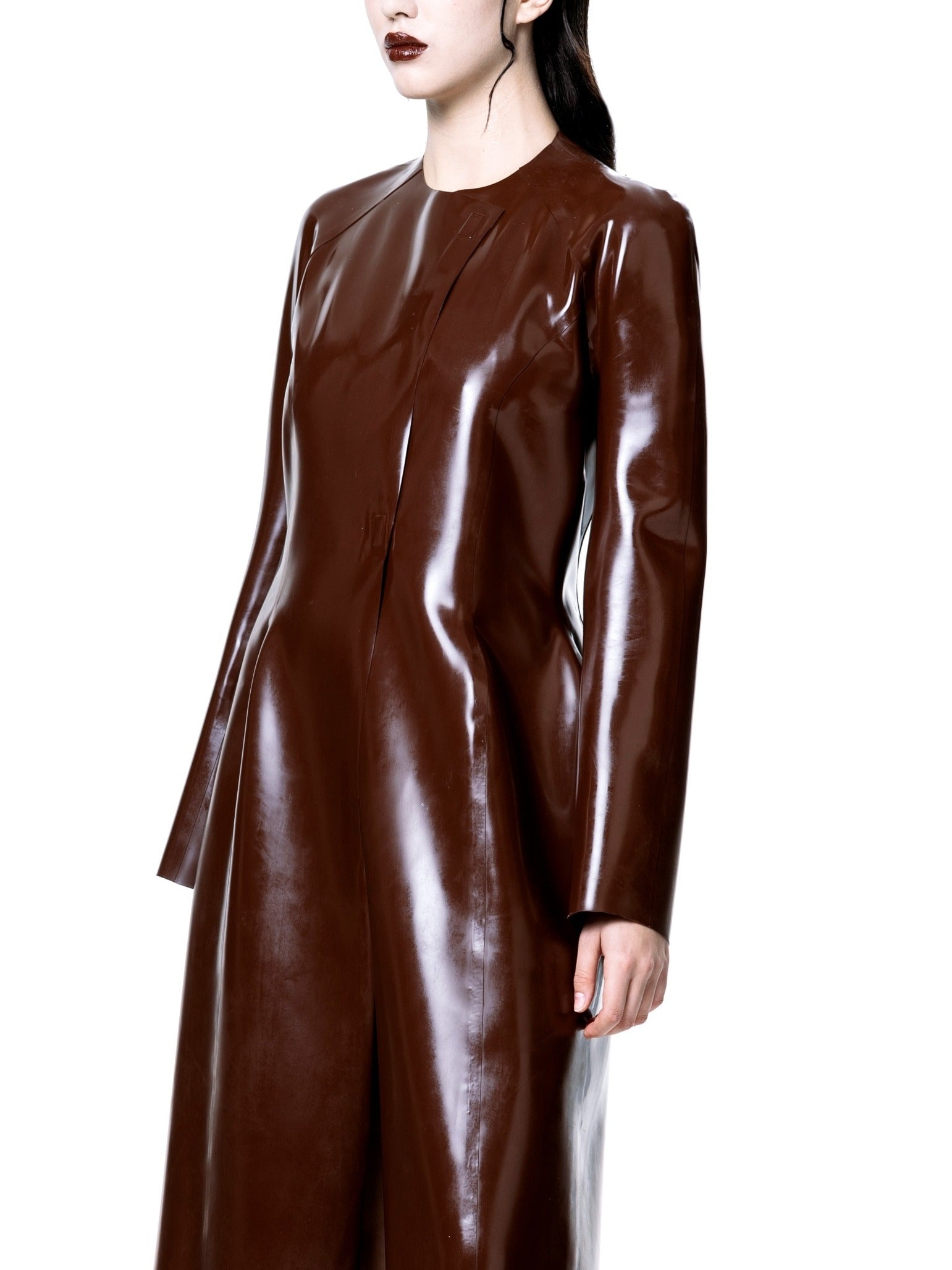 Latex long coat
