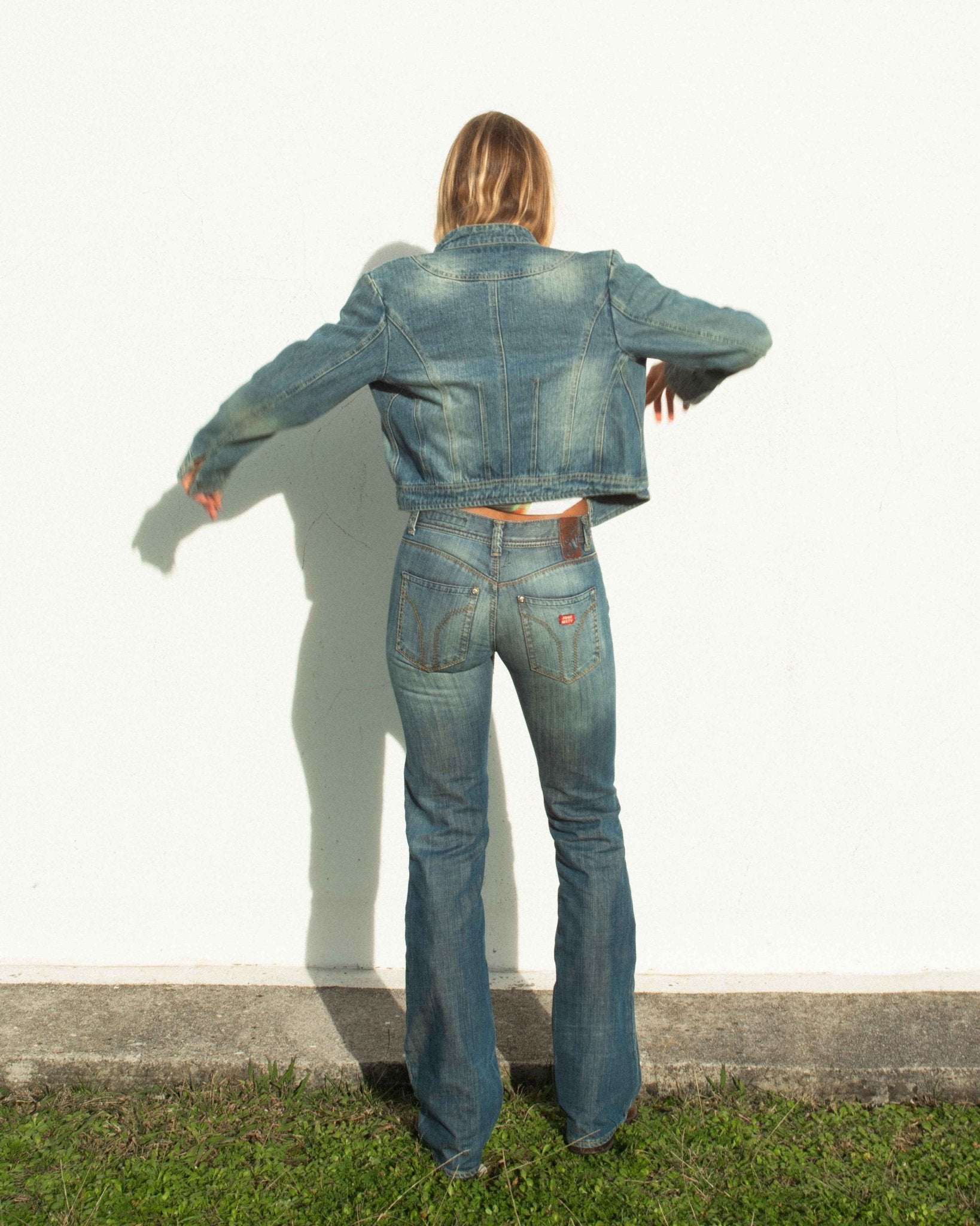 Embroidered denim jacket