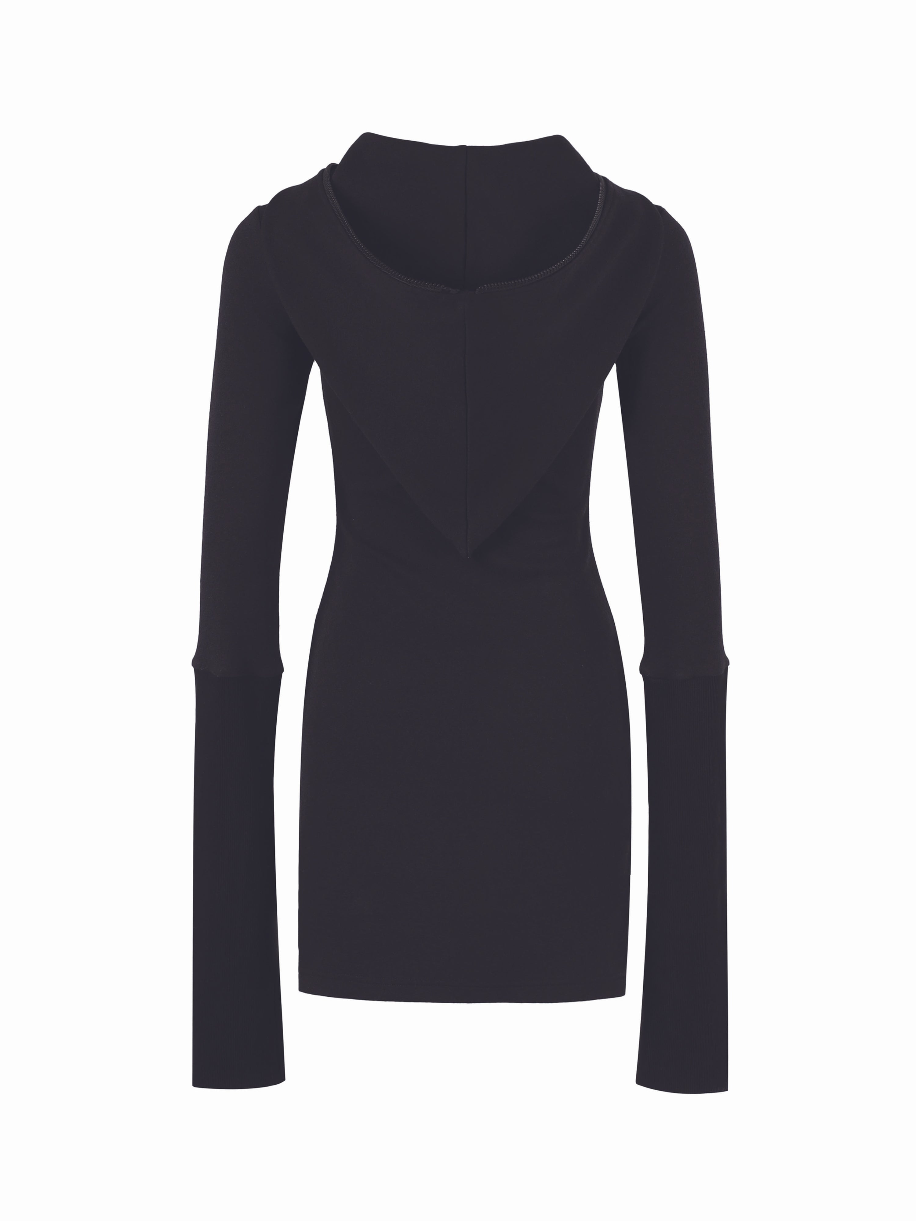 Free 2 talk- zip up dress-bk