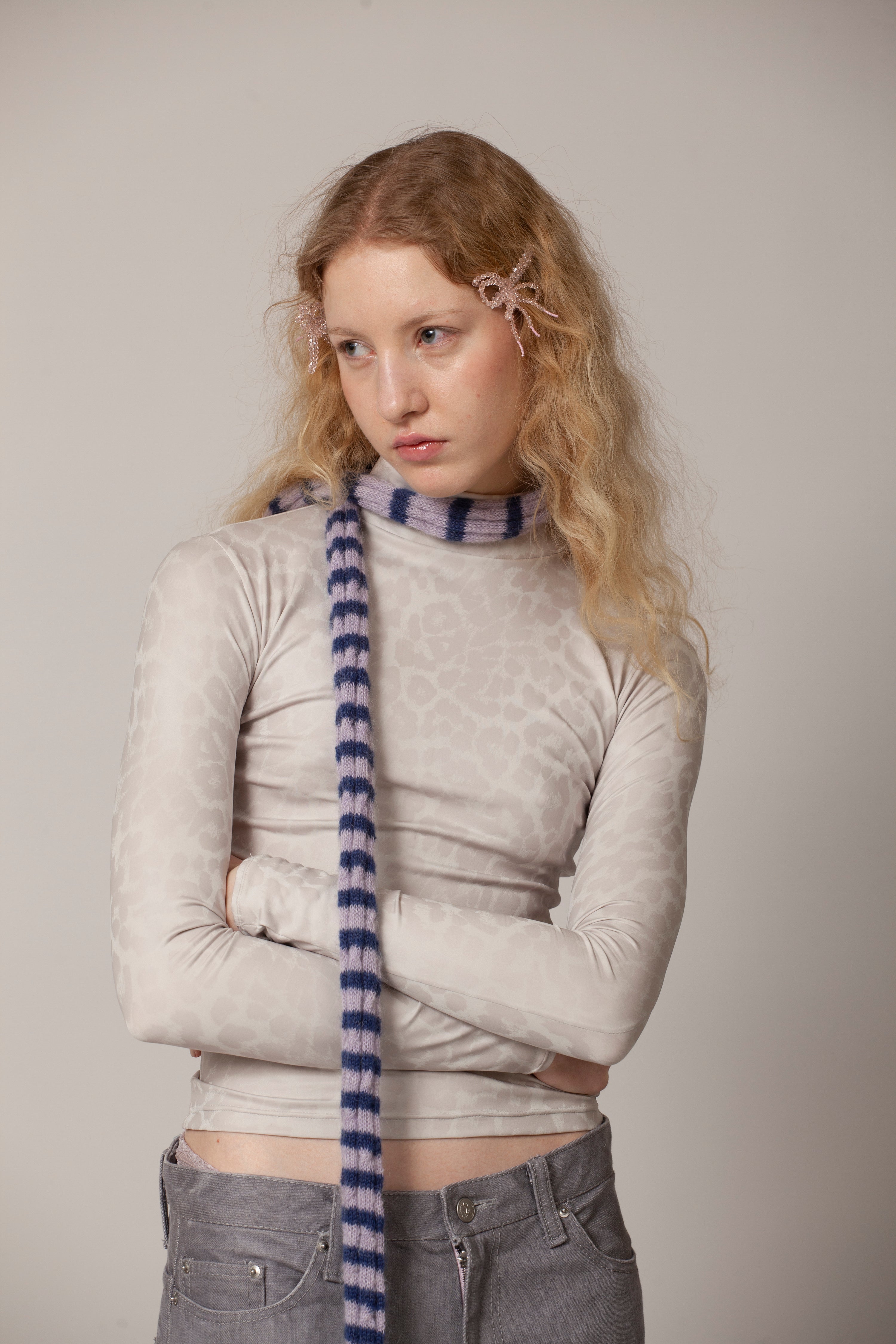 Kiara scarf - purple blue