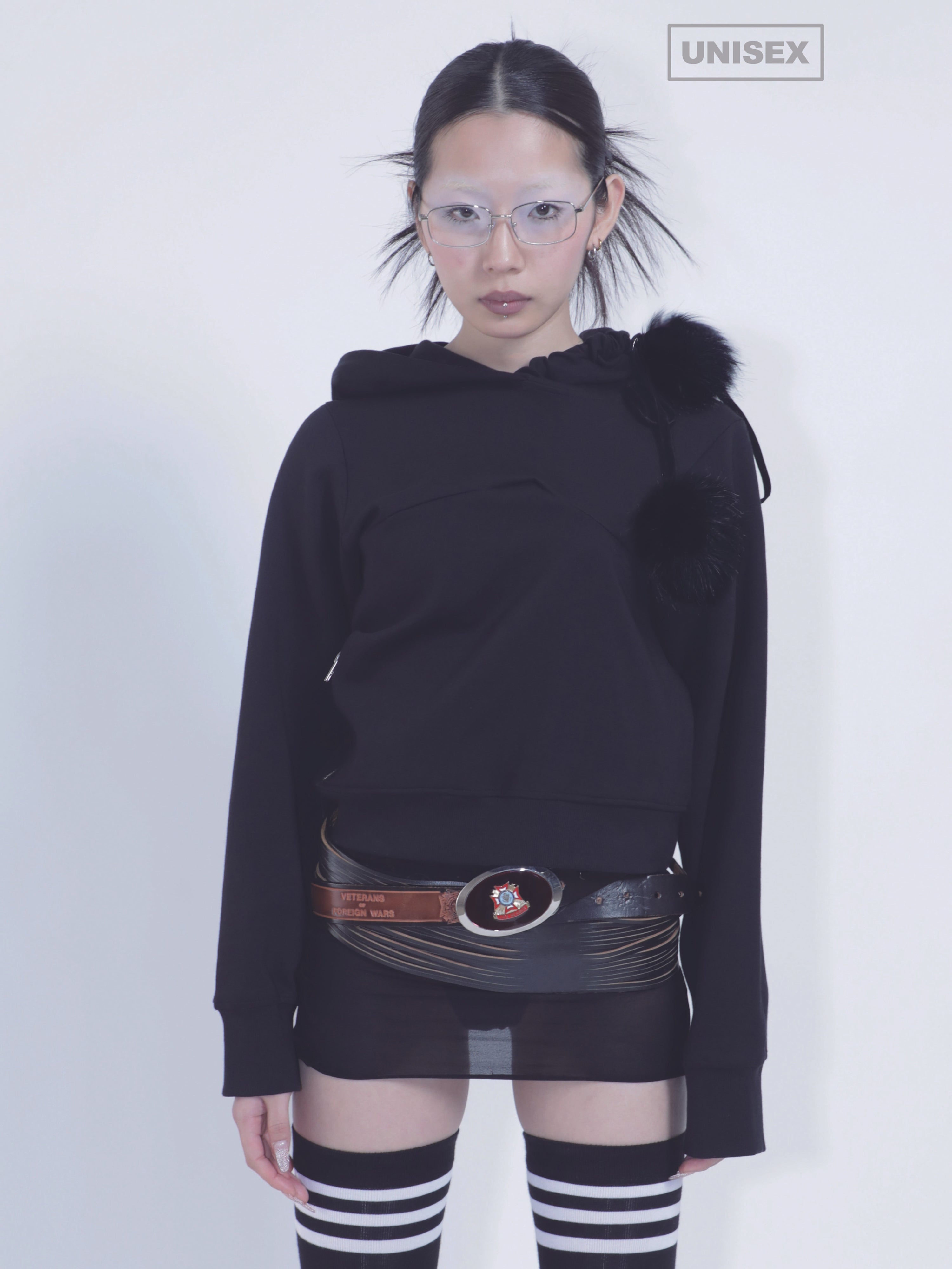 Junk bunny- hoodie- bk
