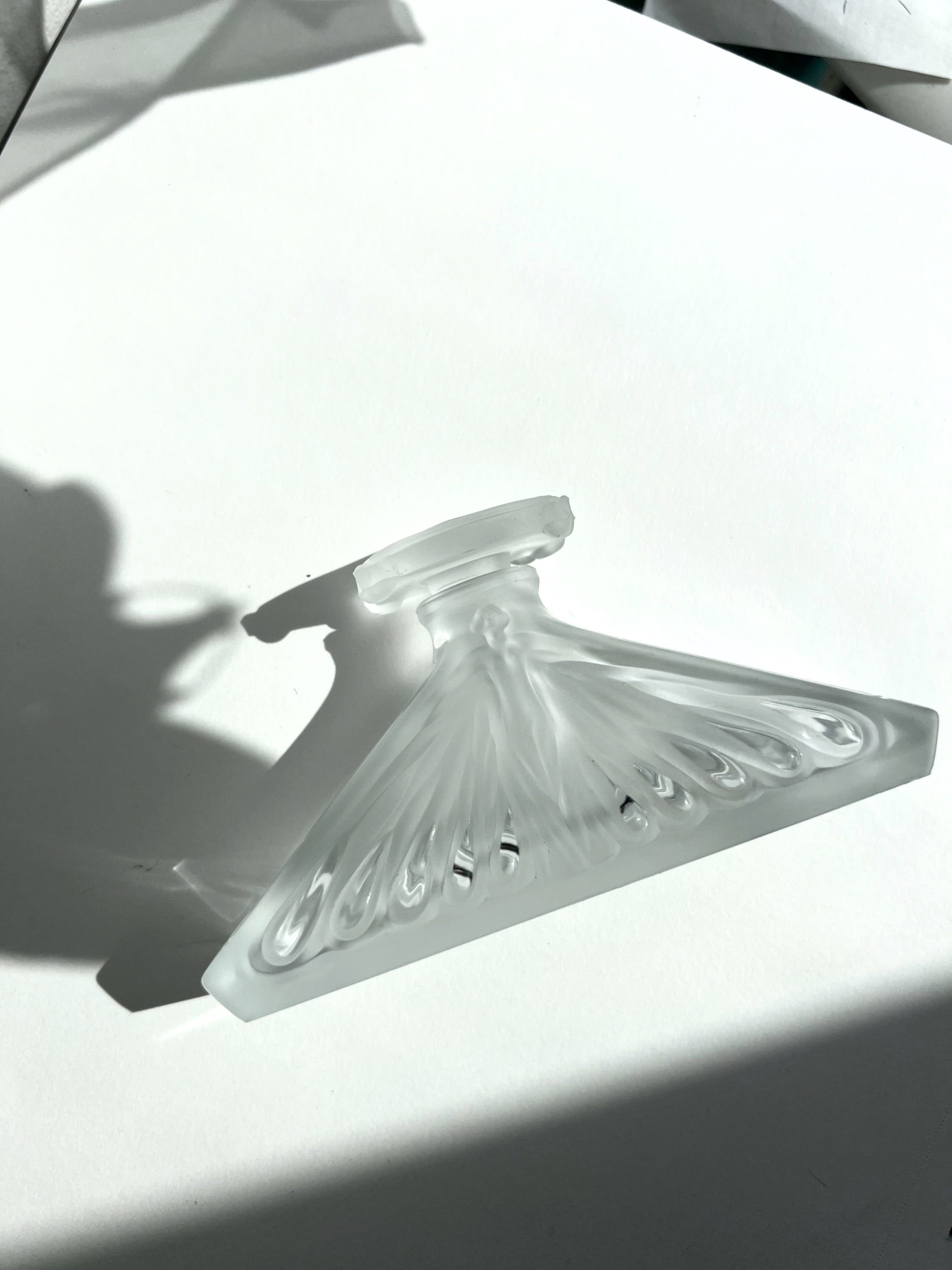 Art nouveau winged lady perfume bottle