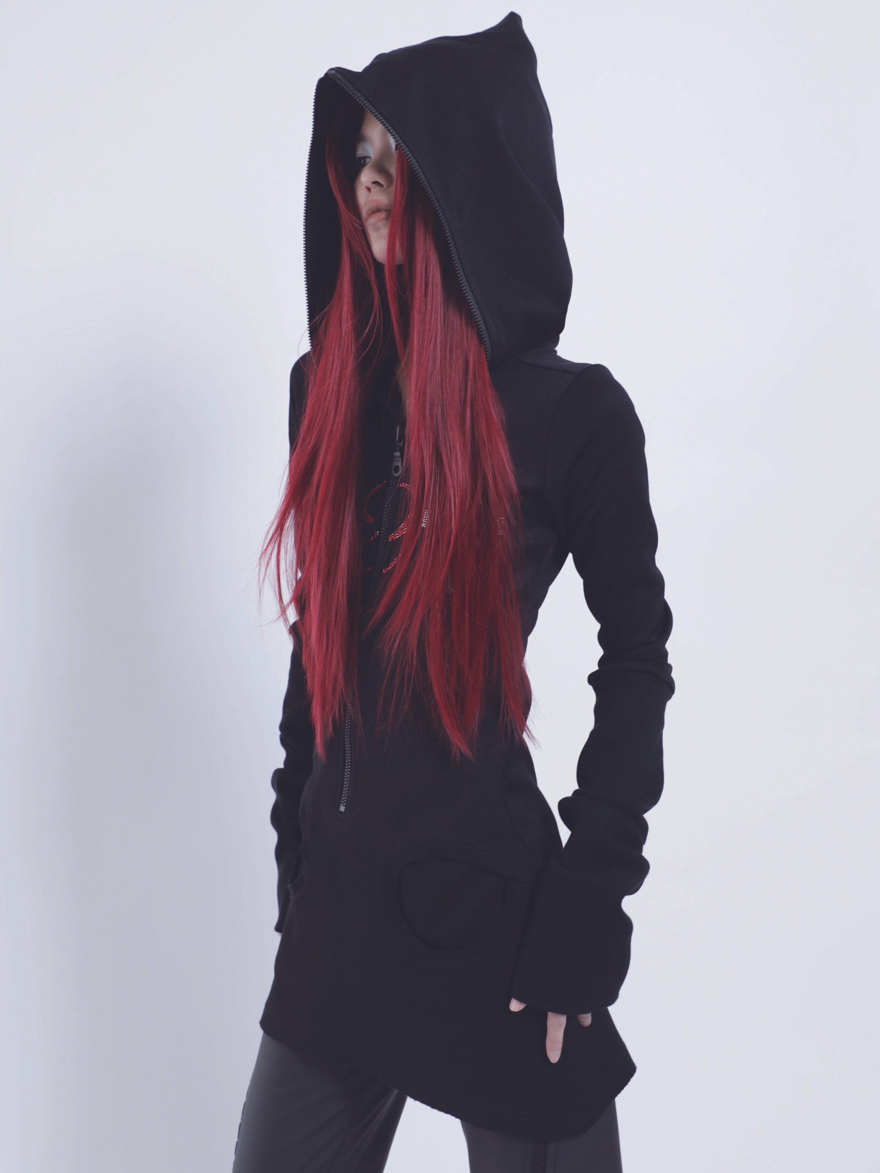 Free 2 talk- zip up dress-bk