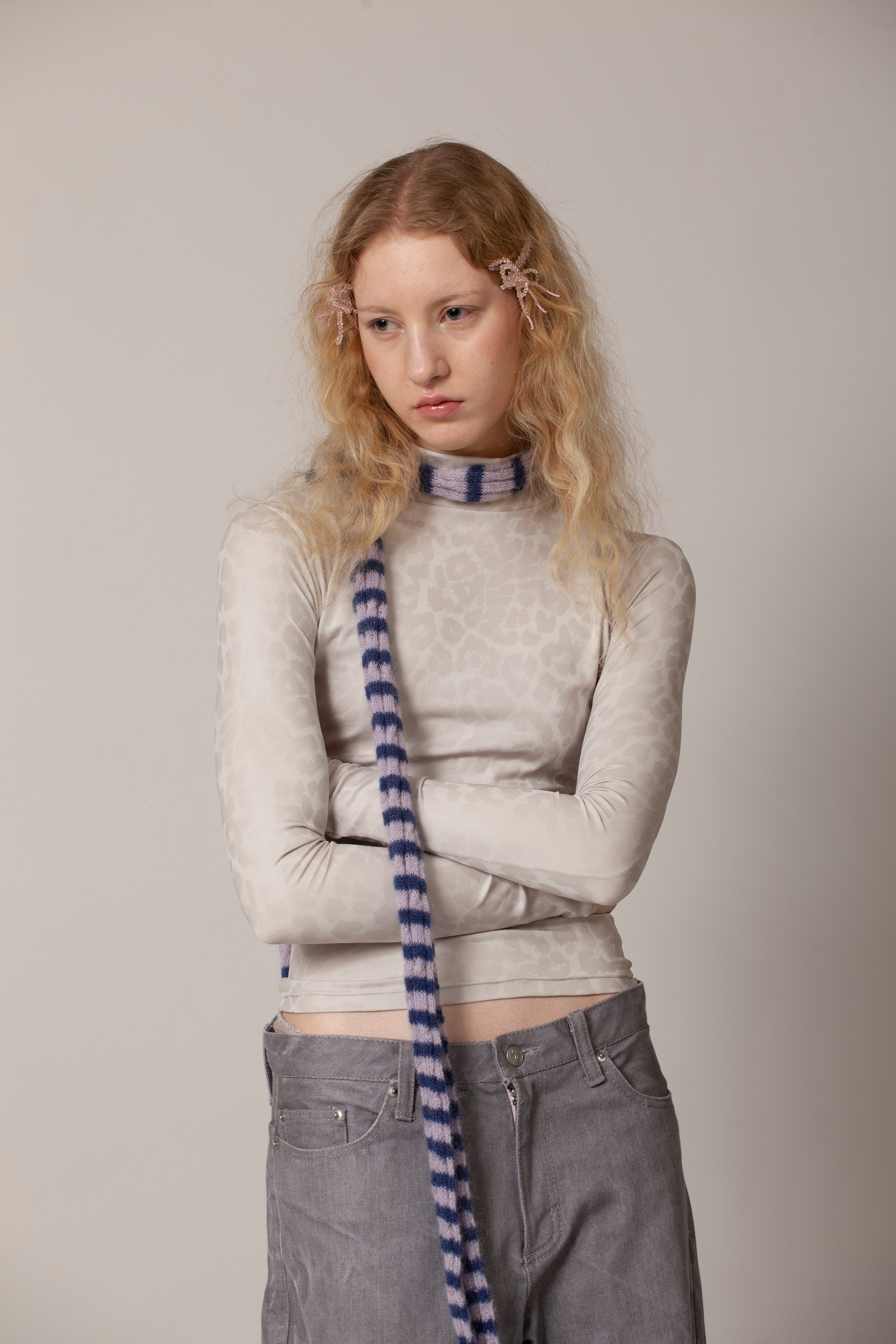Kiara scarf - purple blue