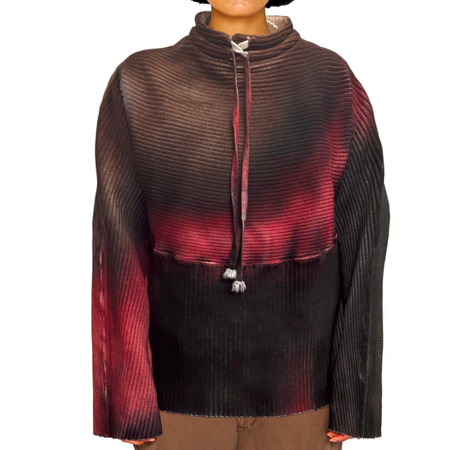 Gambeson ribbed longsleeve multi brown