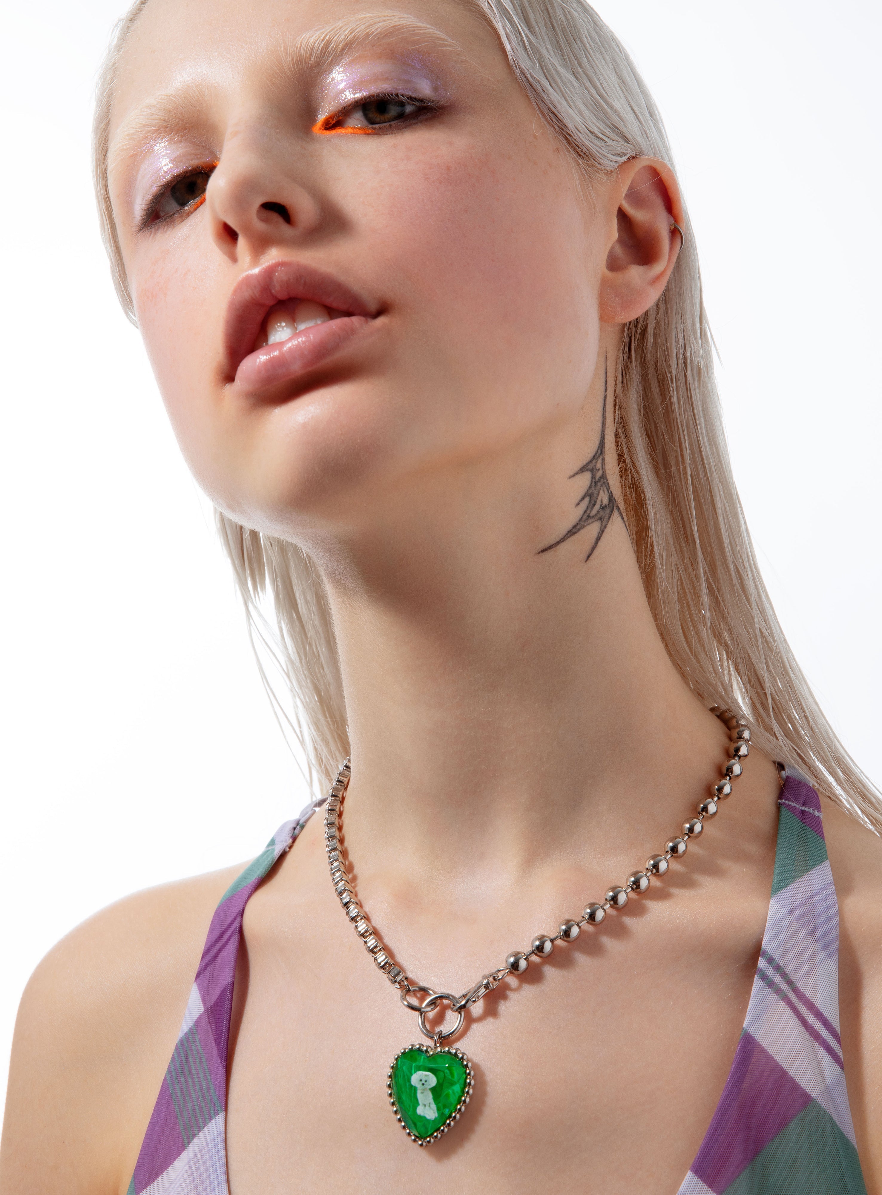 Green bff necklace