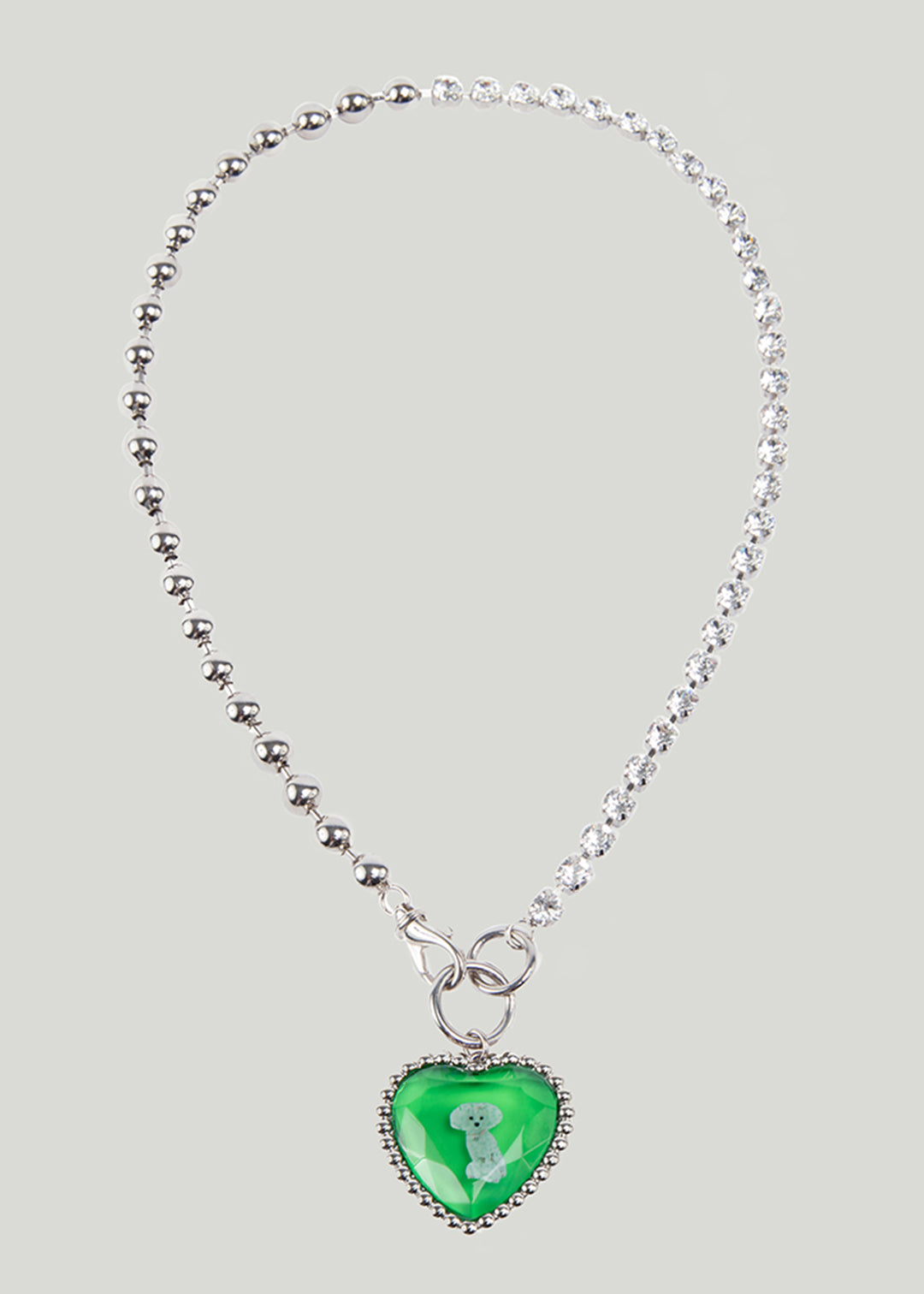 Green bff necklace