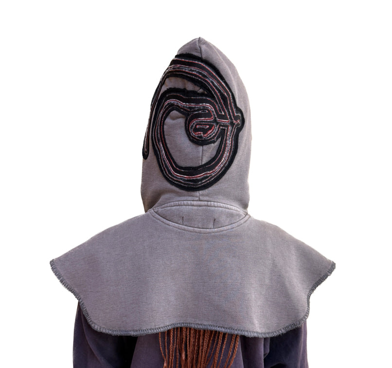 Chaperon spiral hood brown