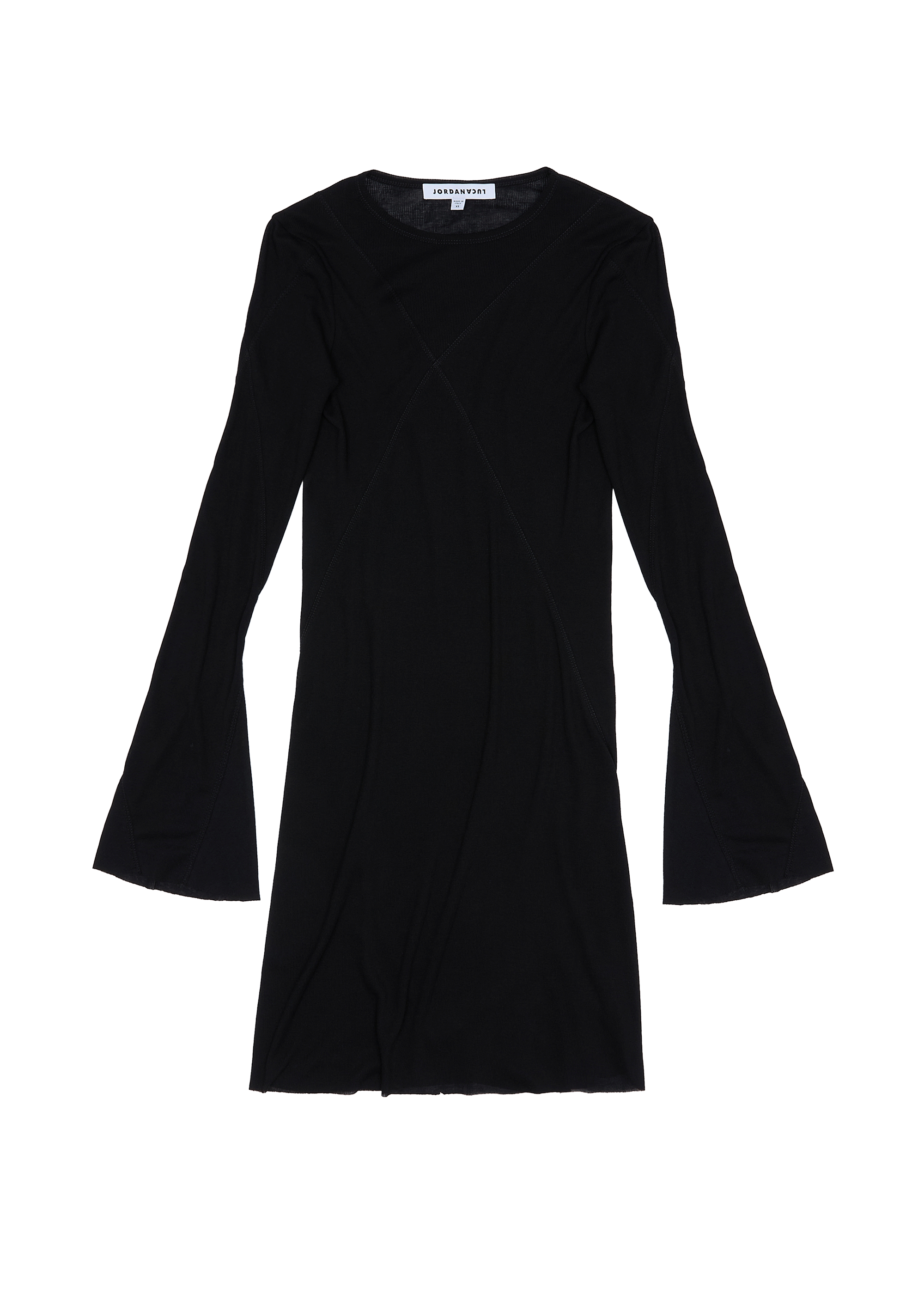 Blues longsleeve dress black
