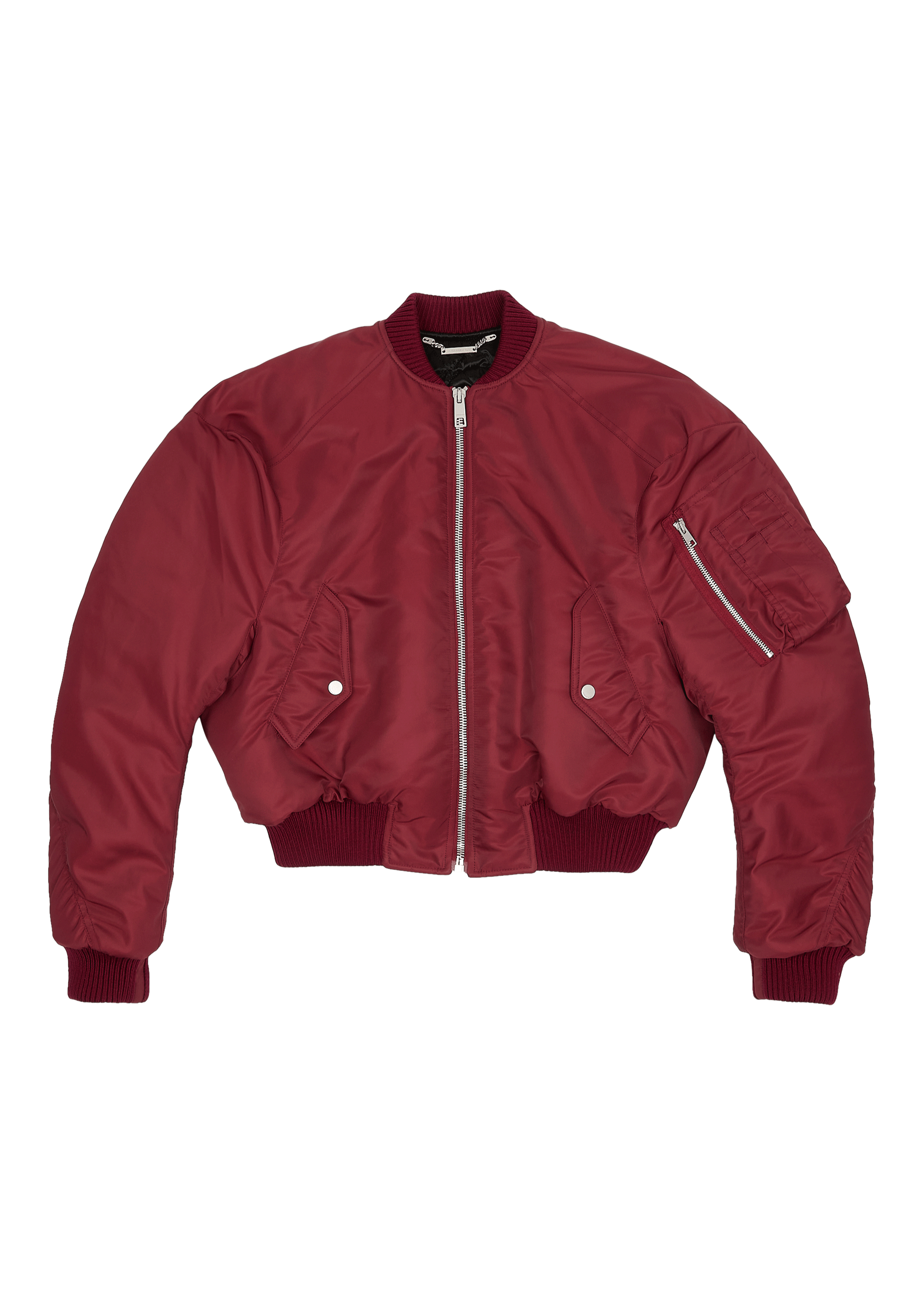 Bulldog bomber maroon