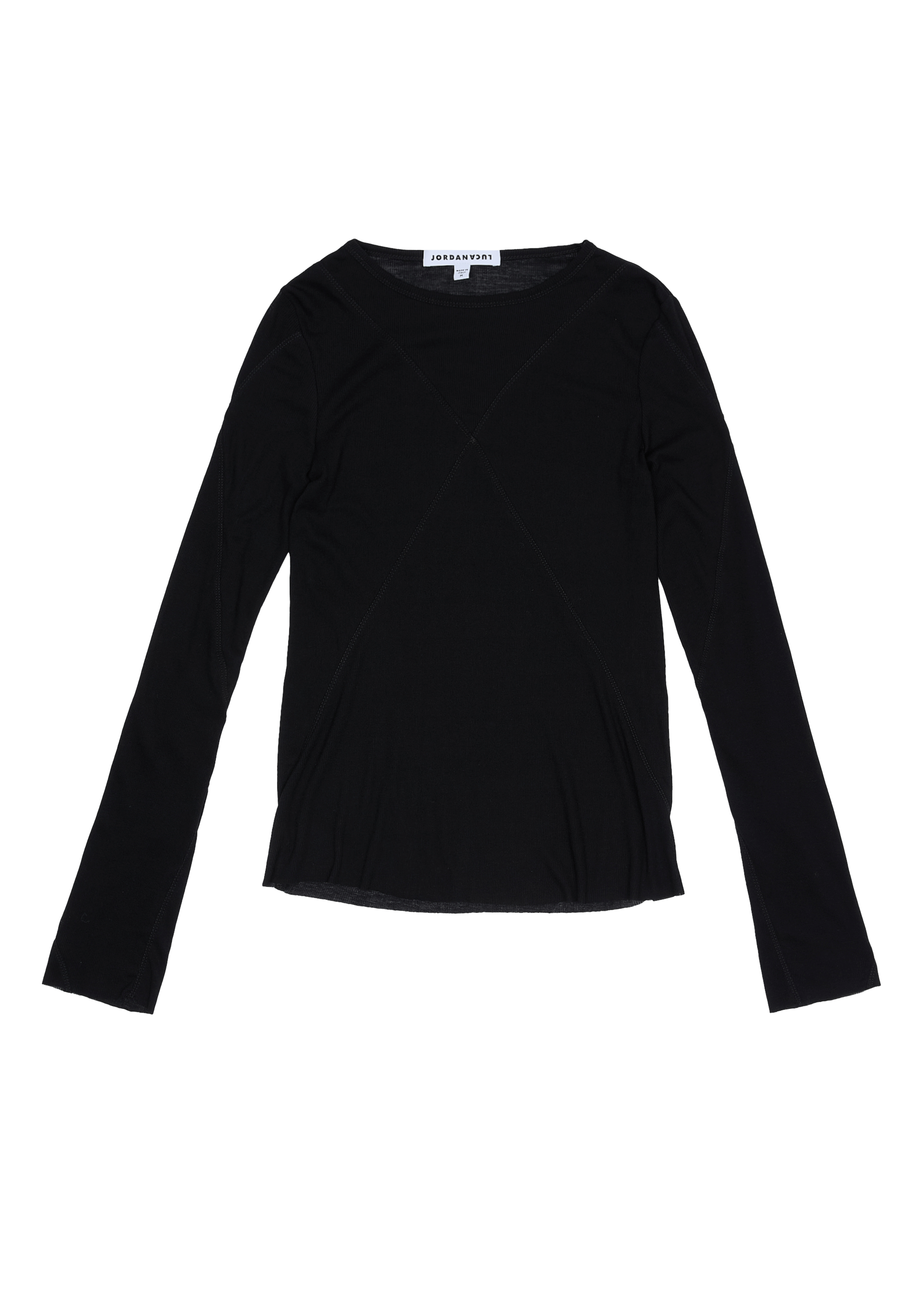 Blues long sleeve top black