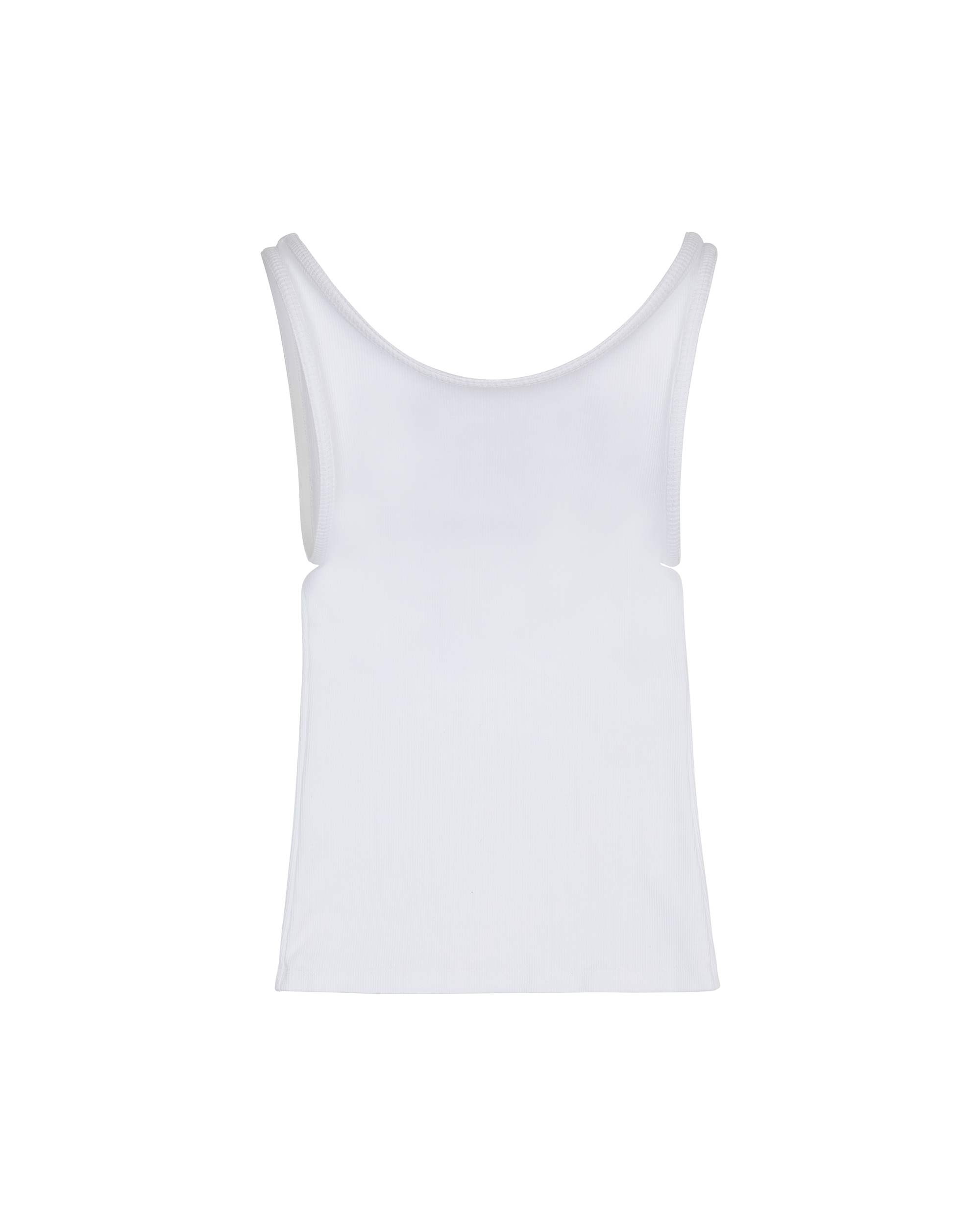 Blur tank top white