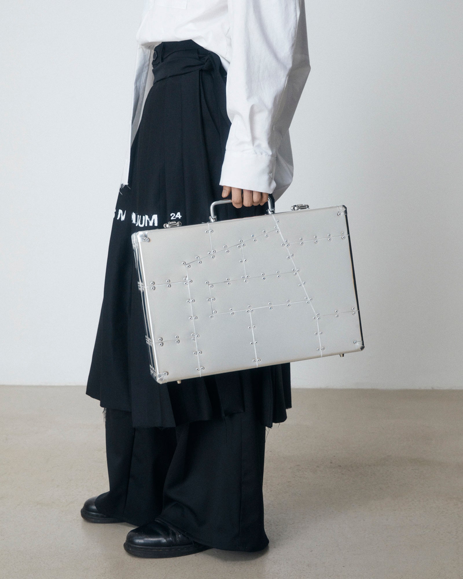 Metal suitcase