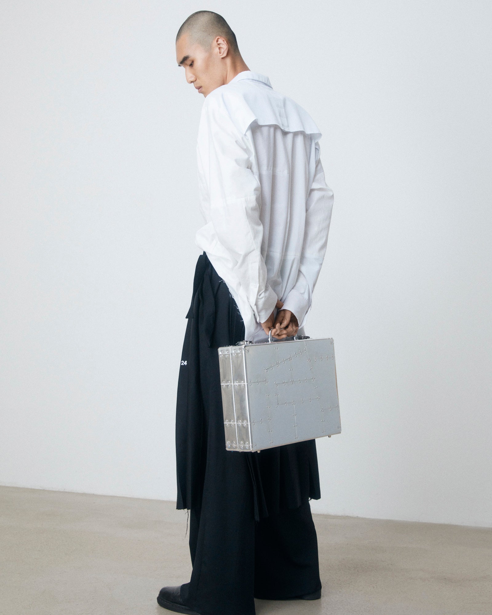 Metal suitcase