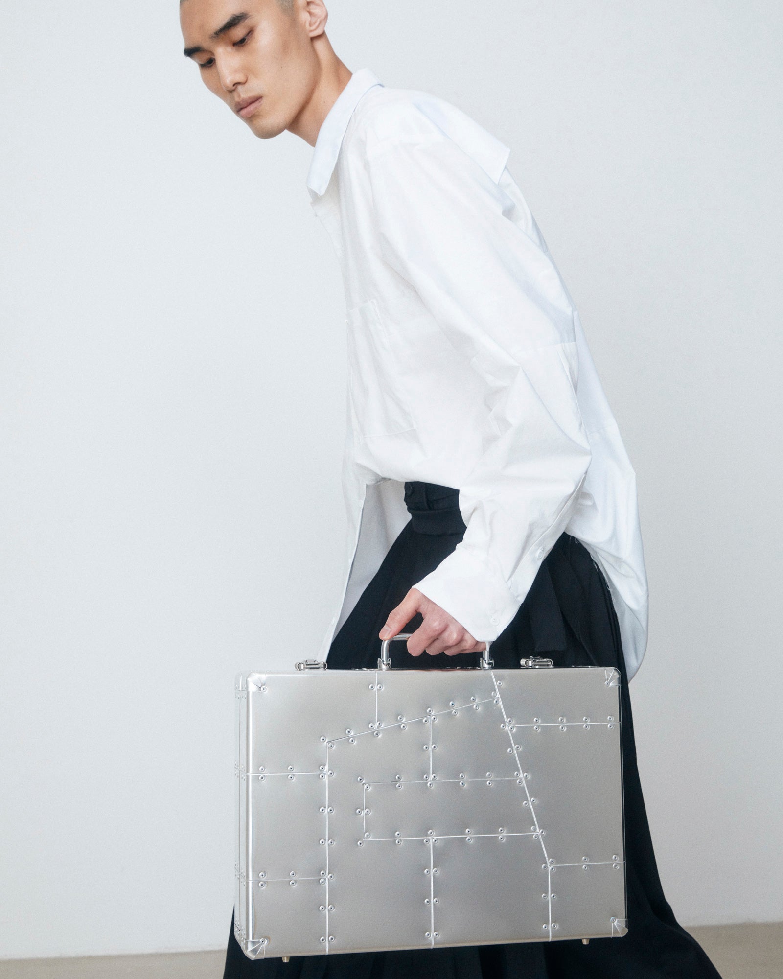 Metal suitcase