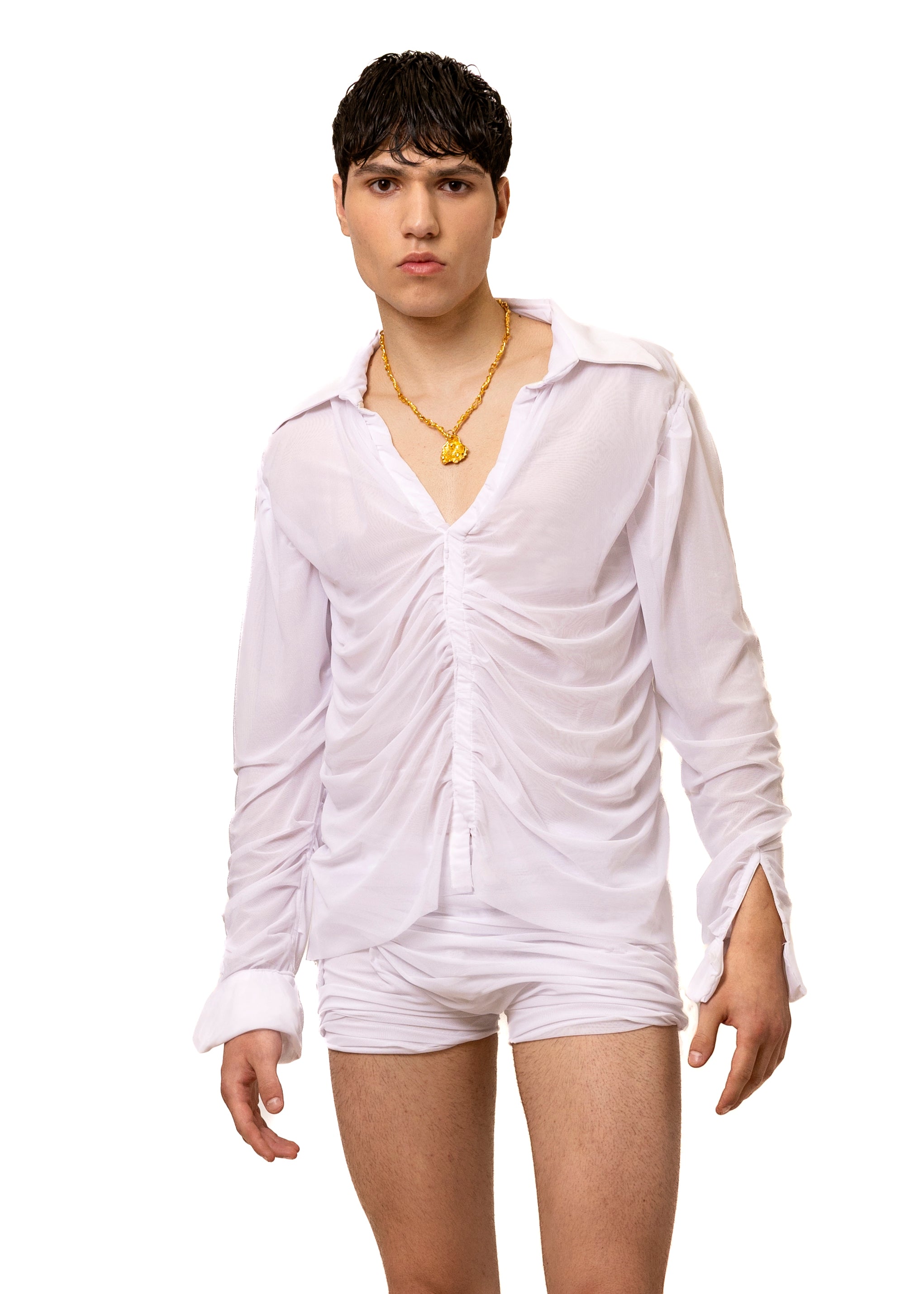 The draped shirt