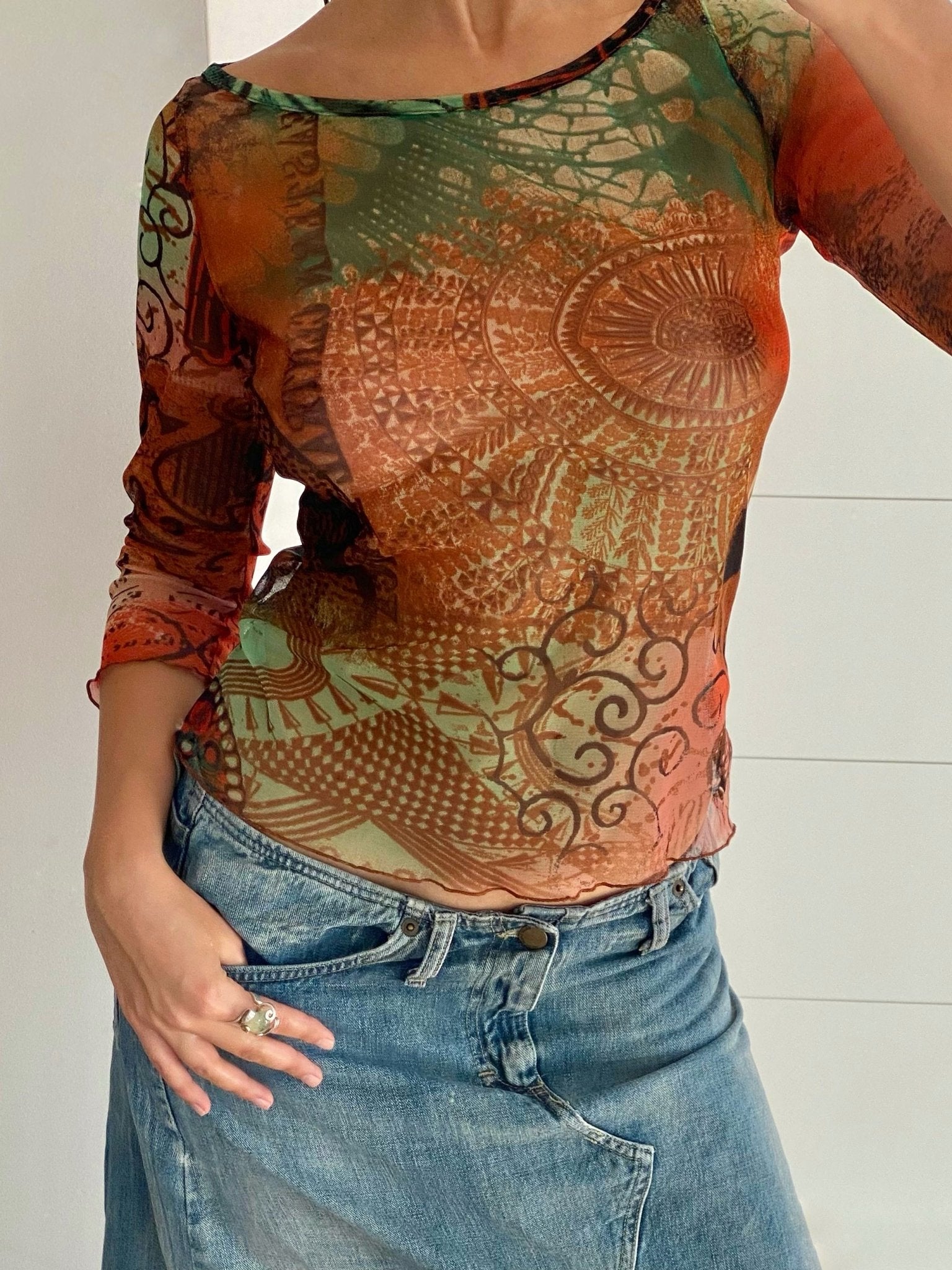 Montmartre mesh top