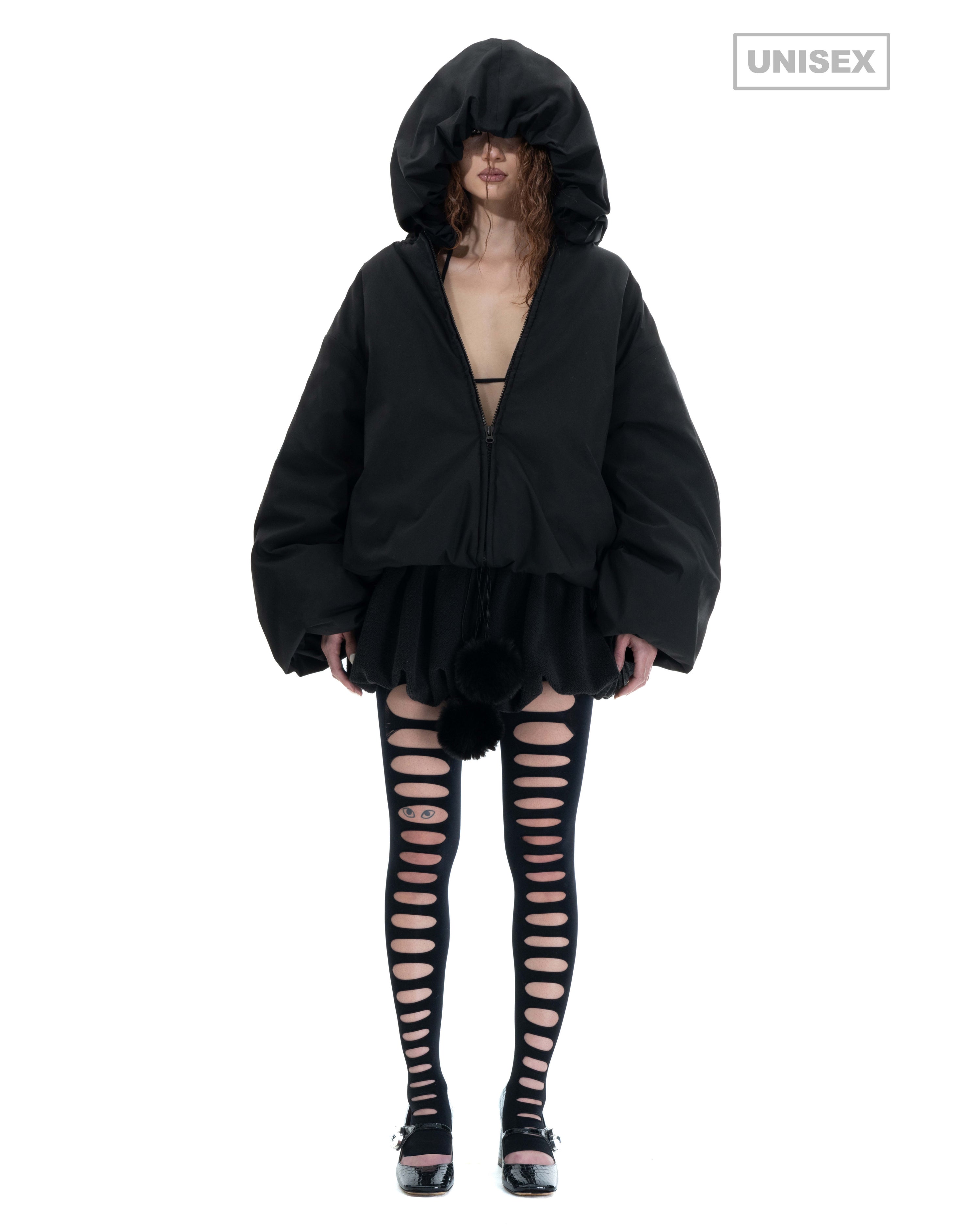 Hug me-  puffer hoodie