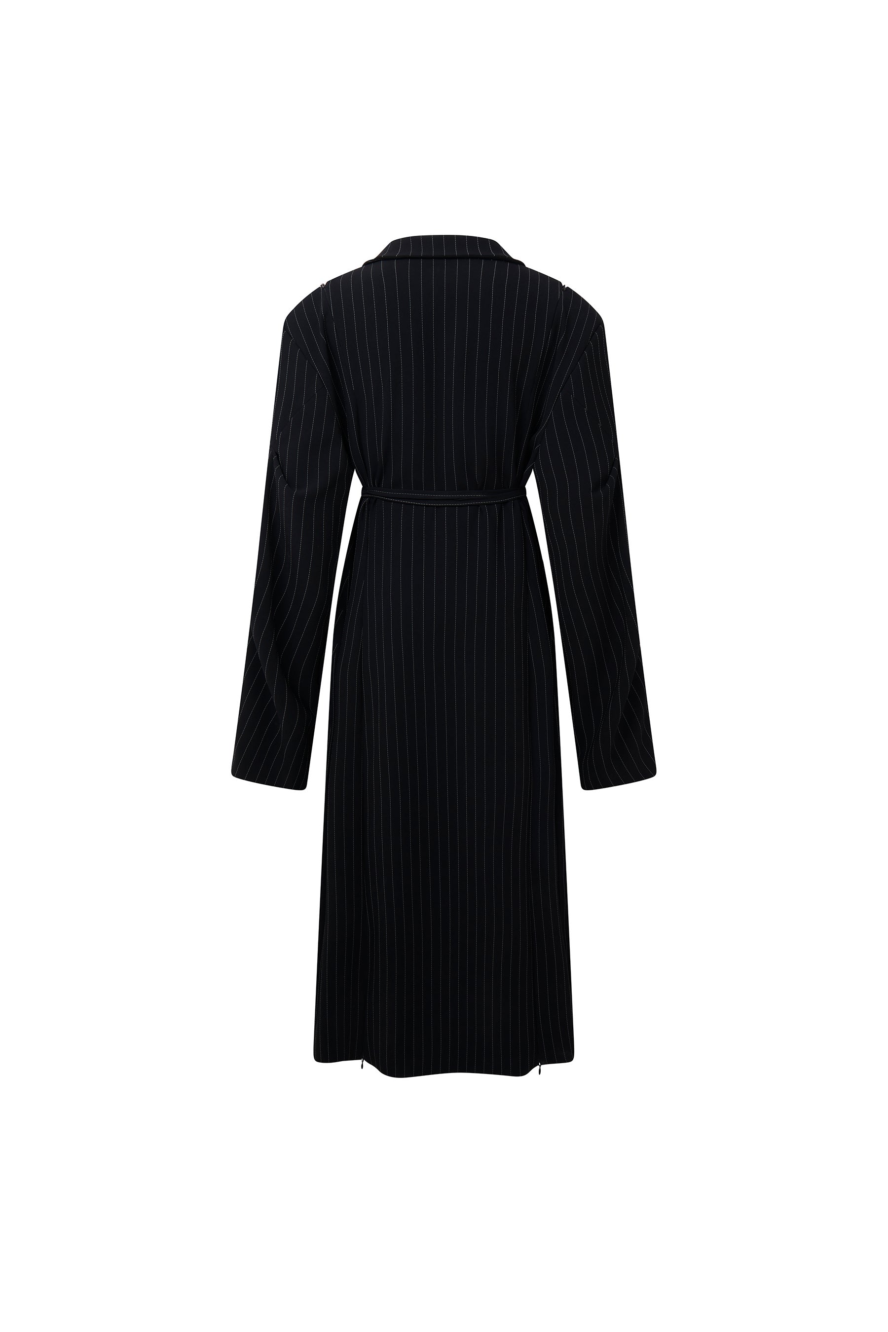 Slash long jacket pinstripe