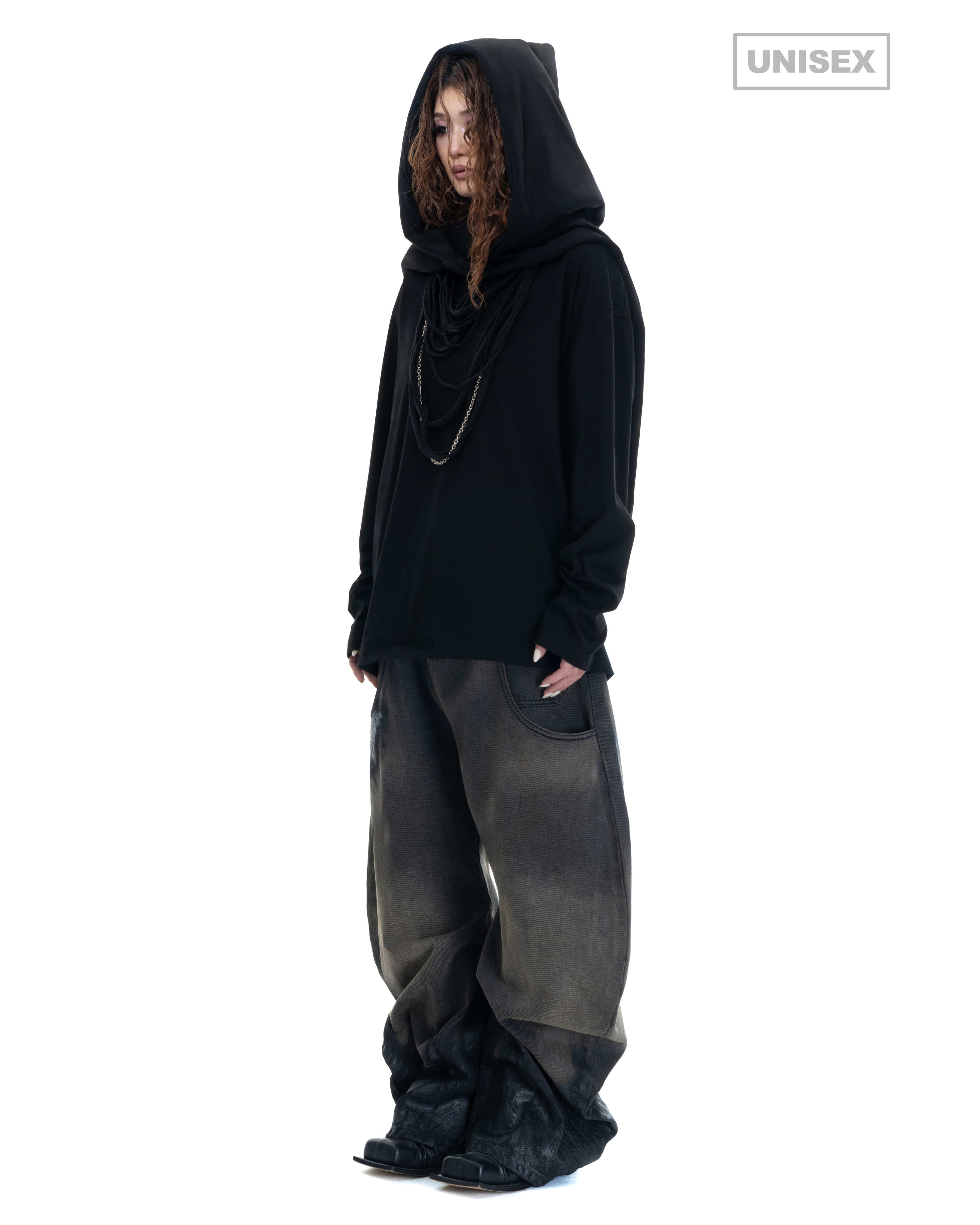 Wreck juice- denim trouser- bk