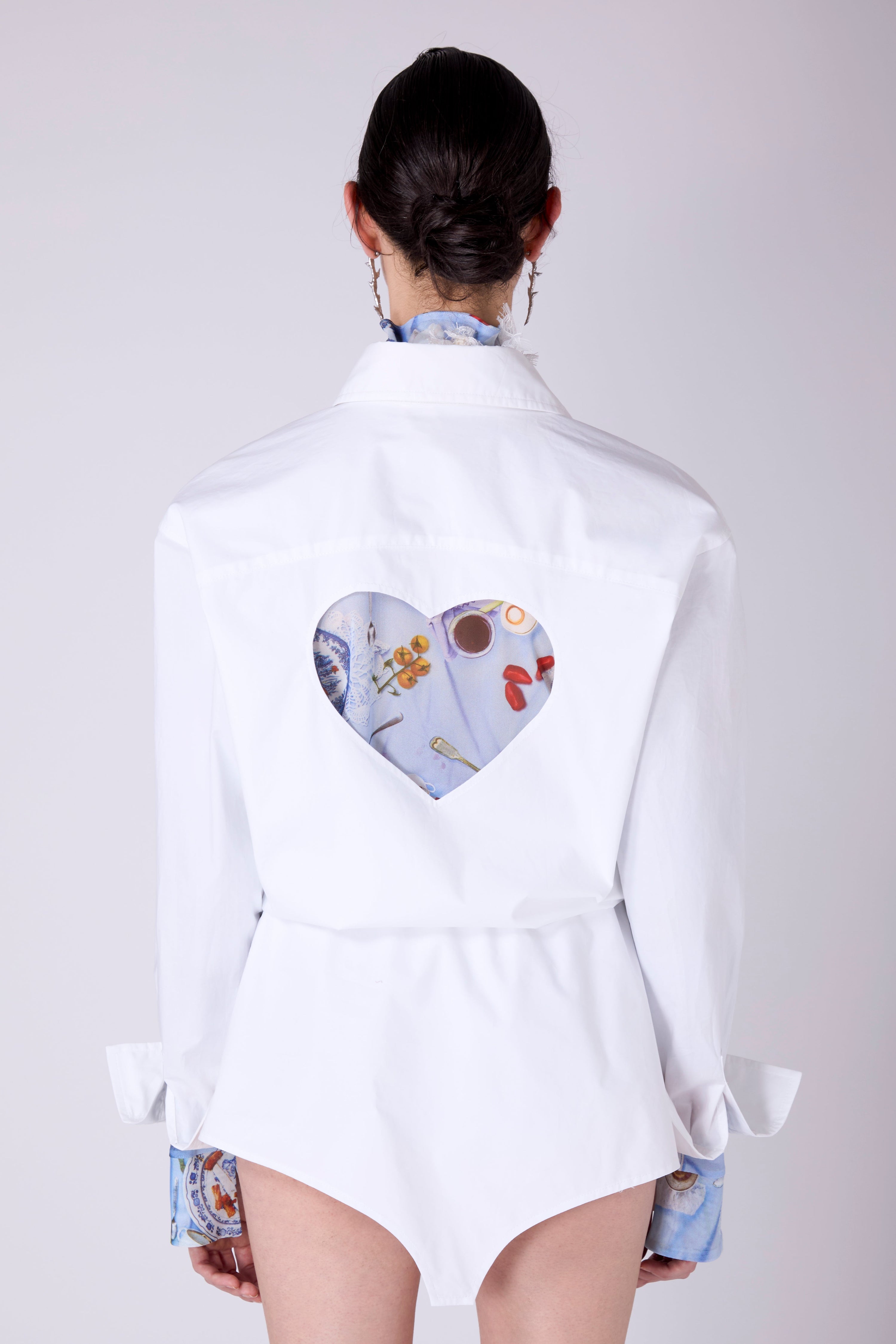 Abito cut out cuore