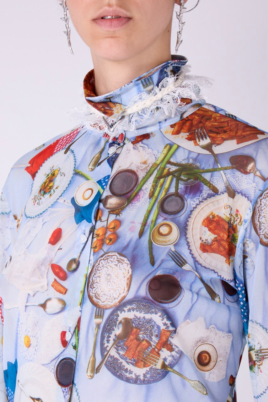 Camicia tulle sunday lunch