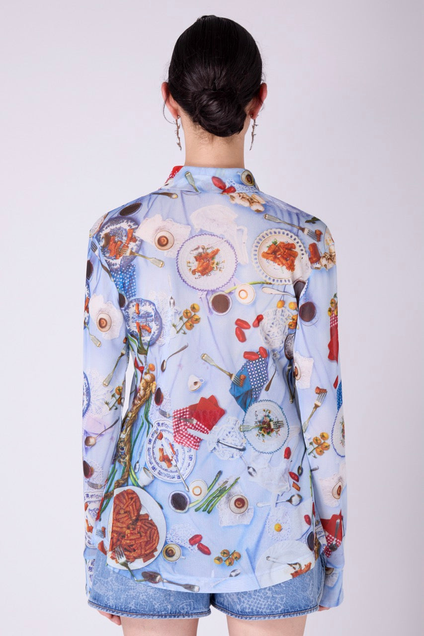 Camicia tulle sunday lunch