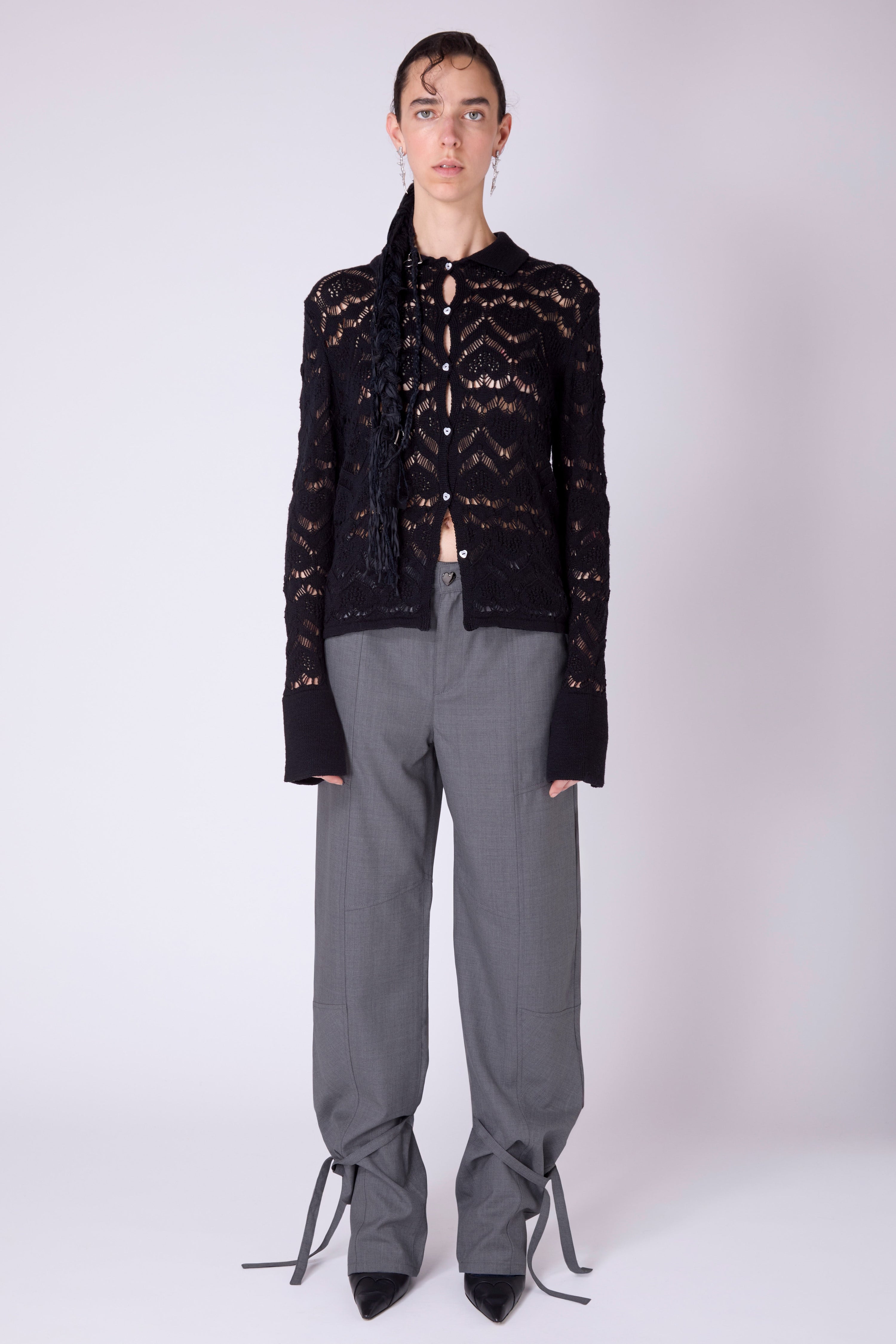 Lazy tailored pants