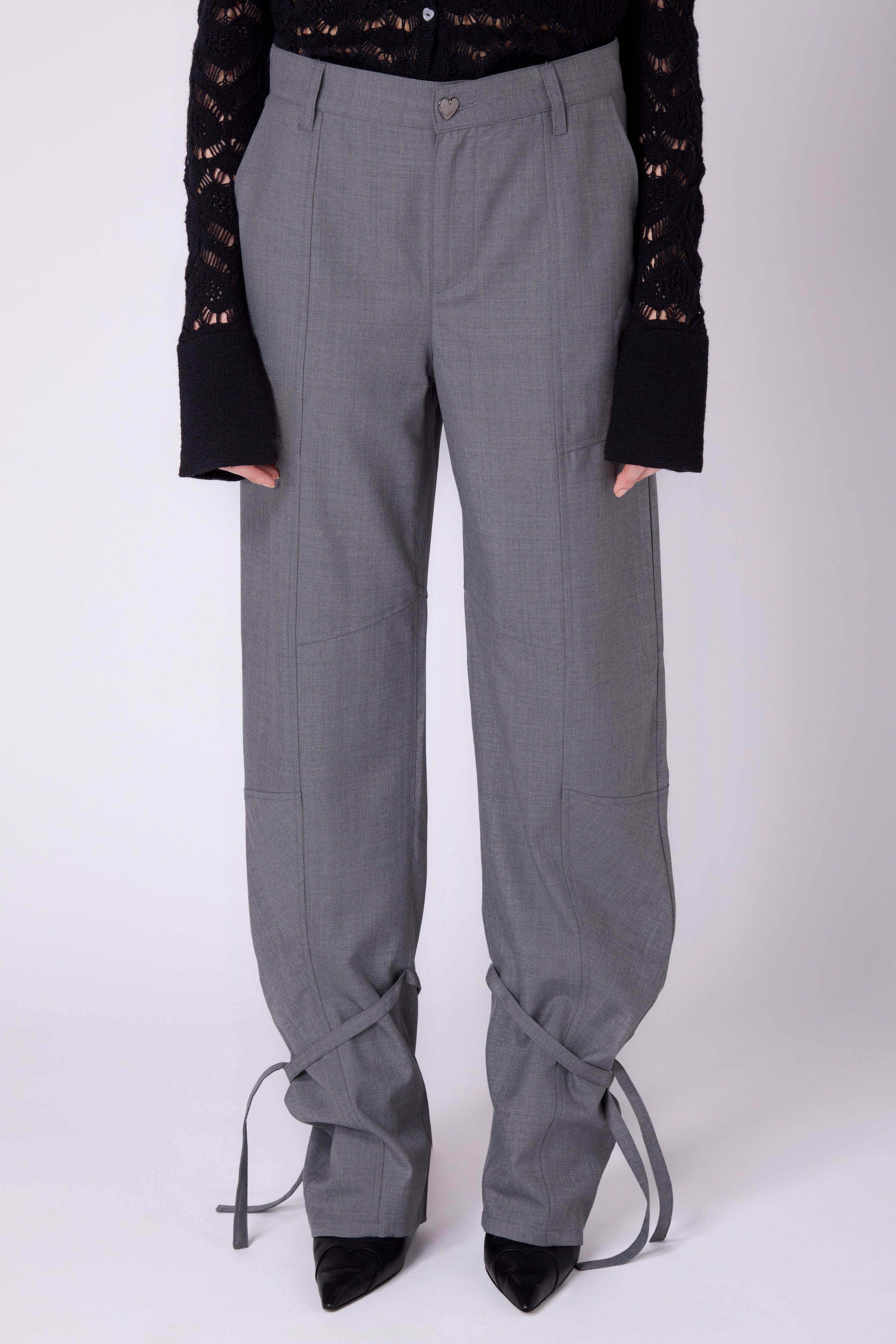 Lazy tailored pants