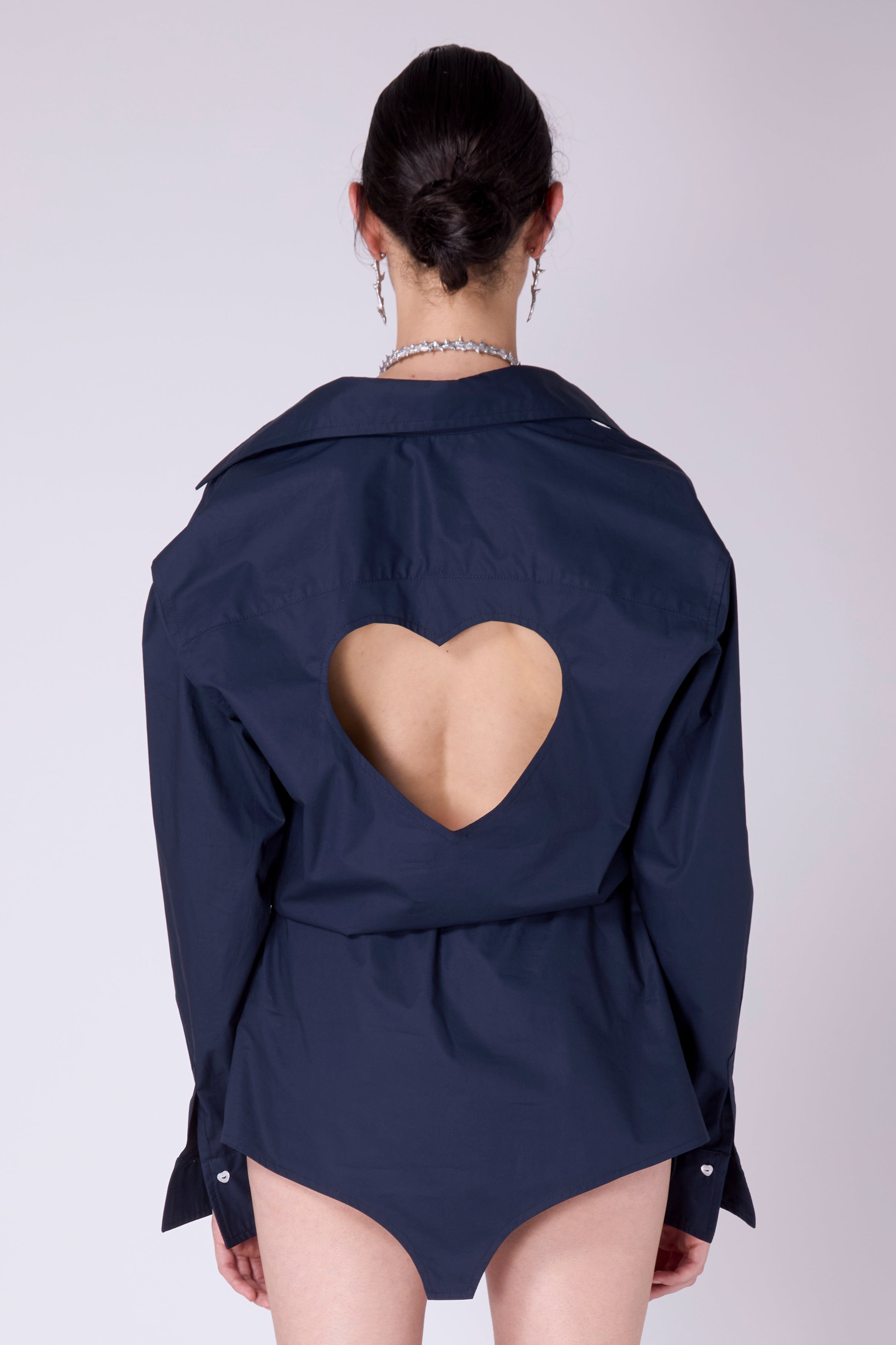 Abito cut out cuore