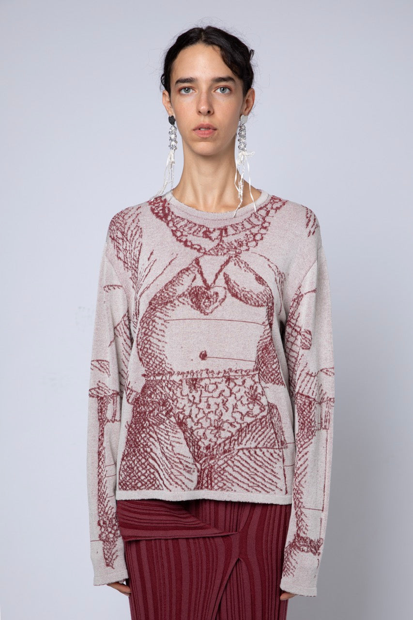 Maglia trompe l'oeil estate