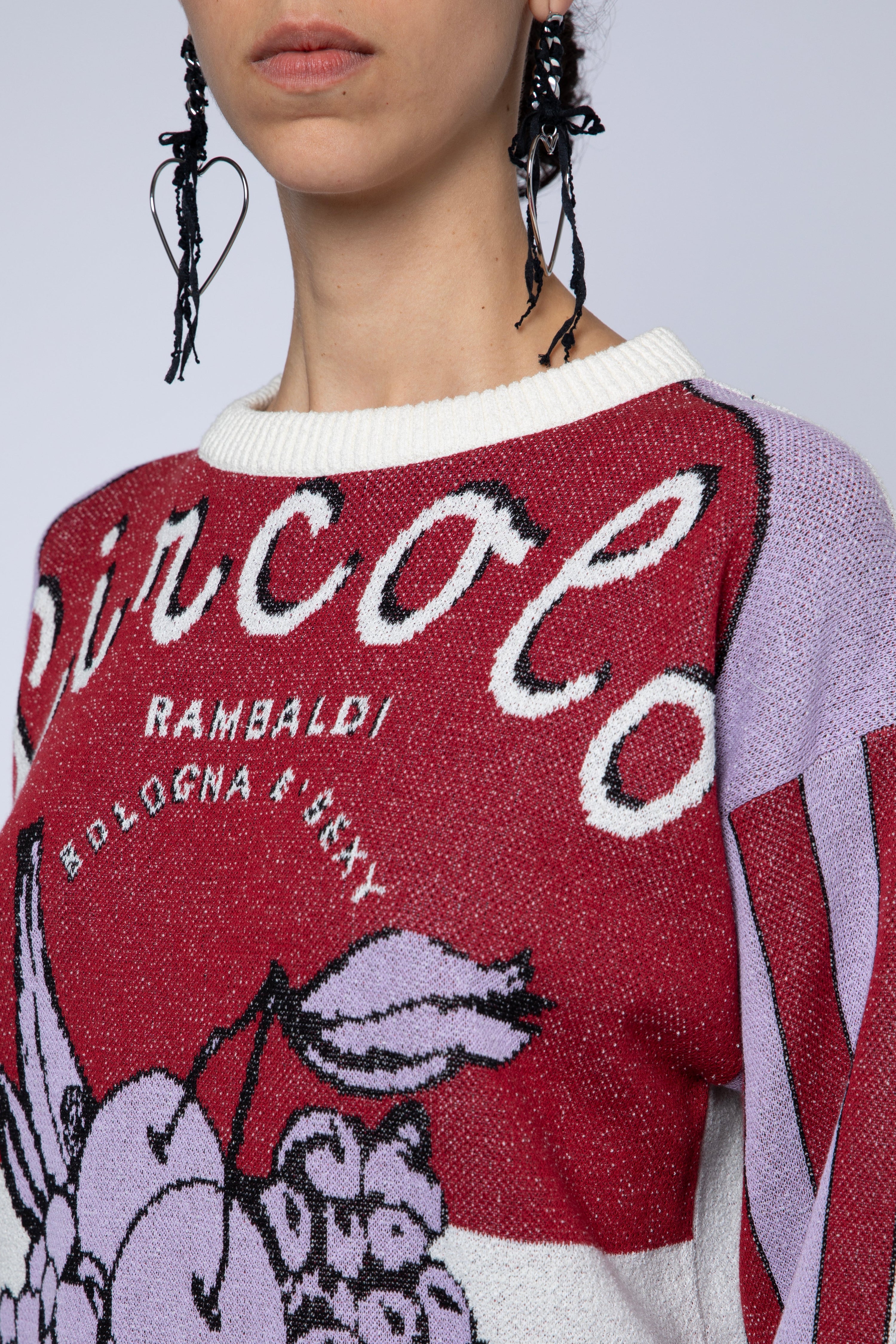 Maglia jacquard circolo rambaldi