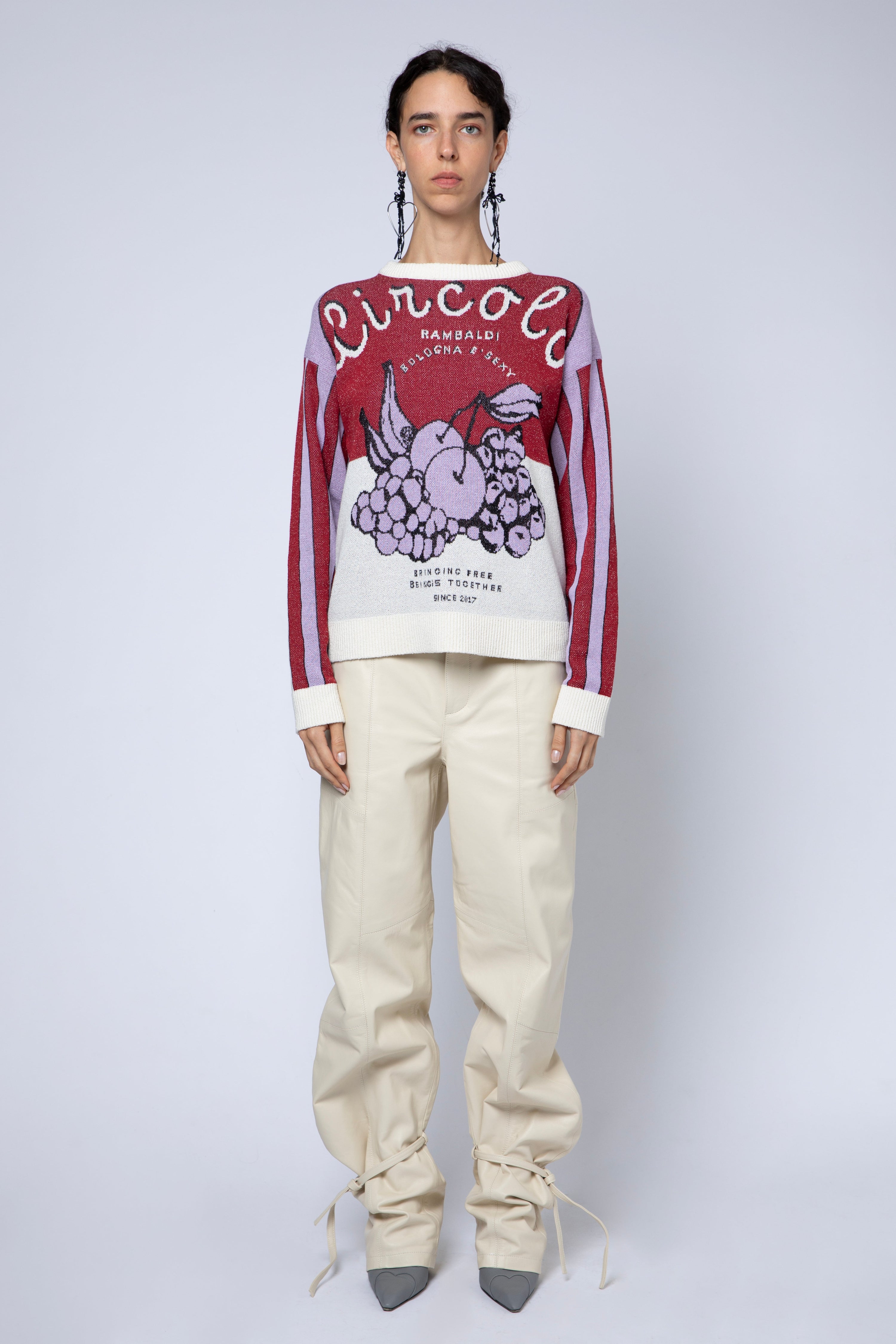 Maglia jacquard circolo rambaldi