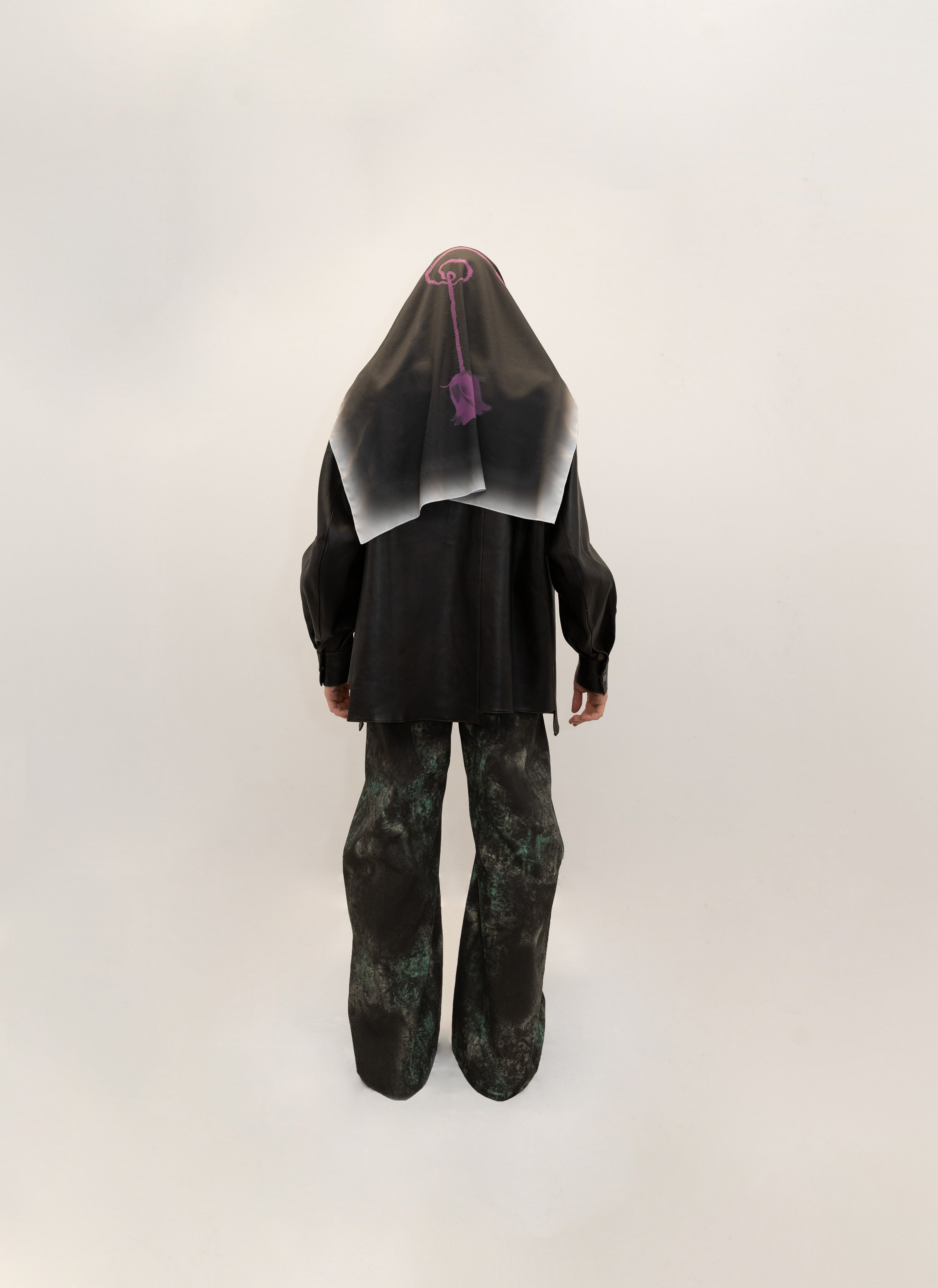 The shell scarf - purple