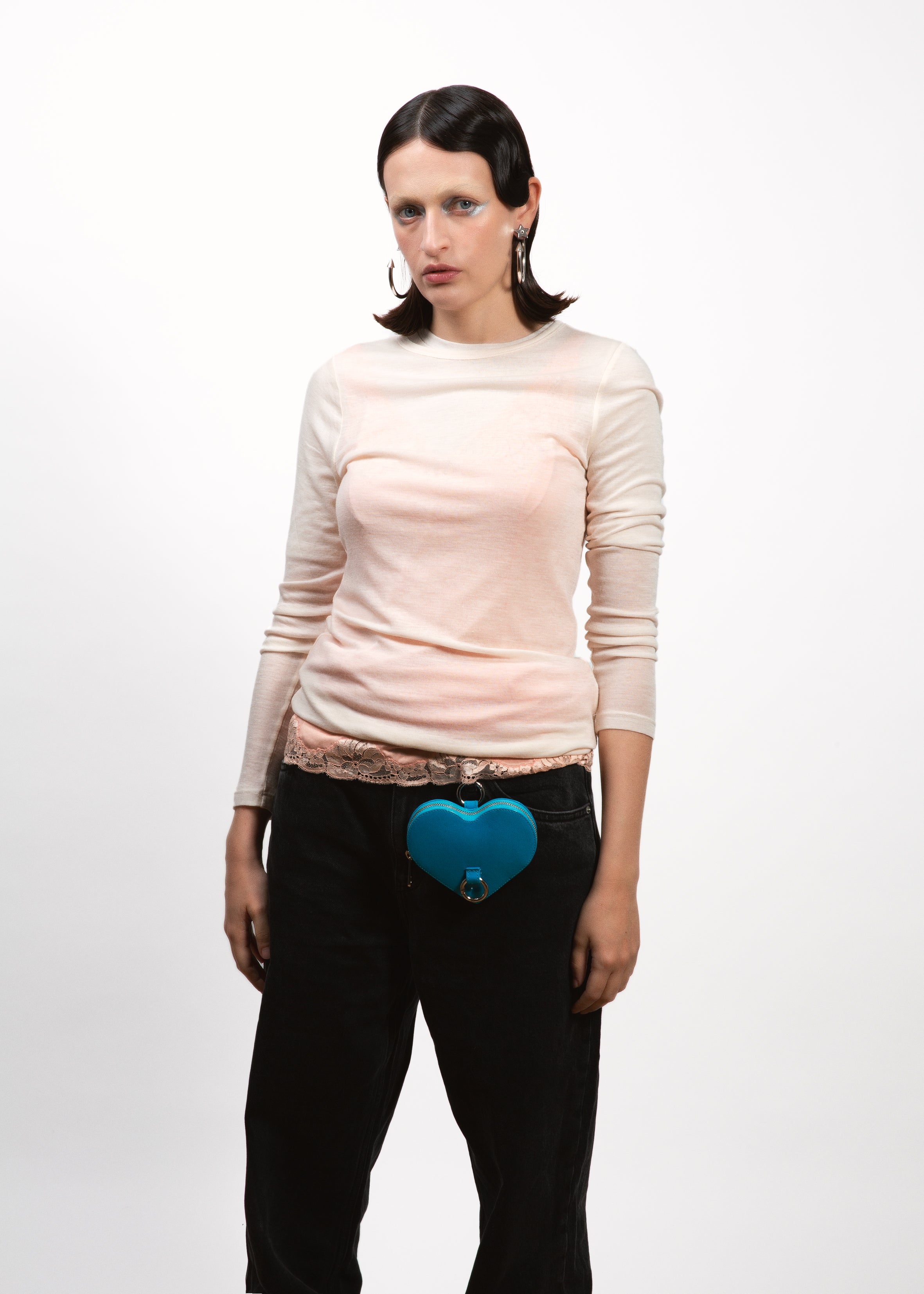 Amor neck wallet blue